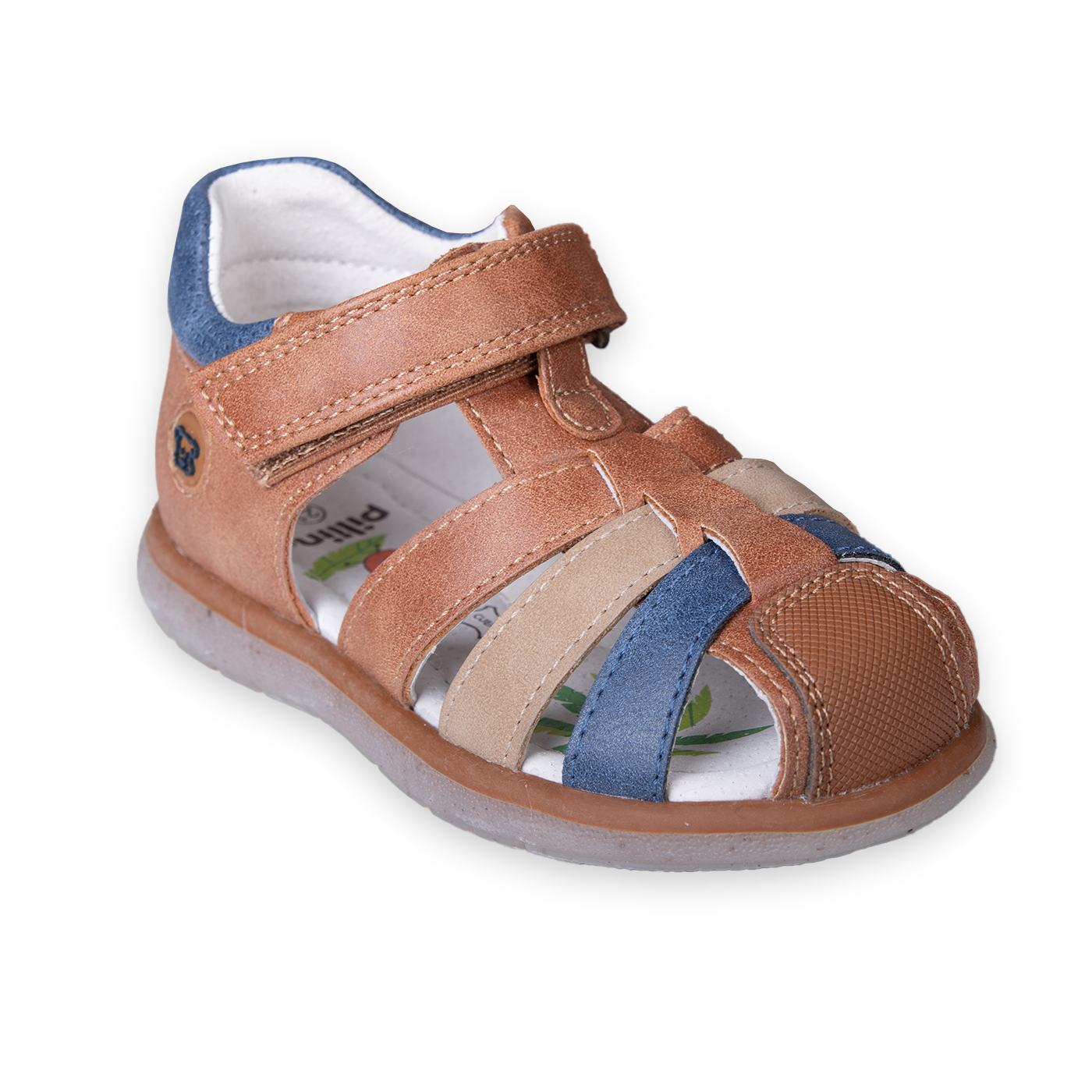 SANDALIAS BEBE NIÑO EN COLOR CAFE PILLIN (PZC424-25CAF ) - 5