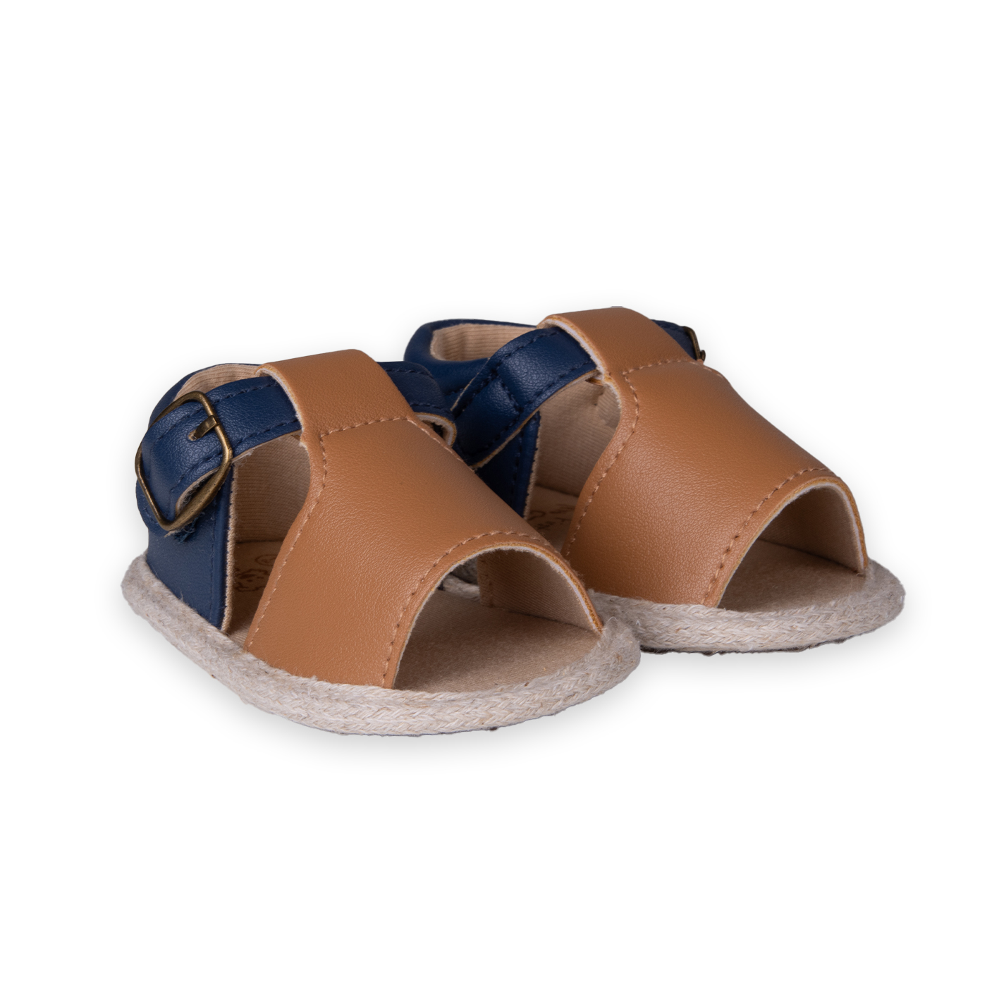 SANDALIAS RECIÉN NACIDO NIÑO EN COLOR CAFE PILLIN (PZC107-25CAF ) - 1