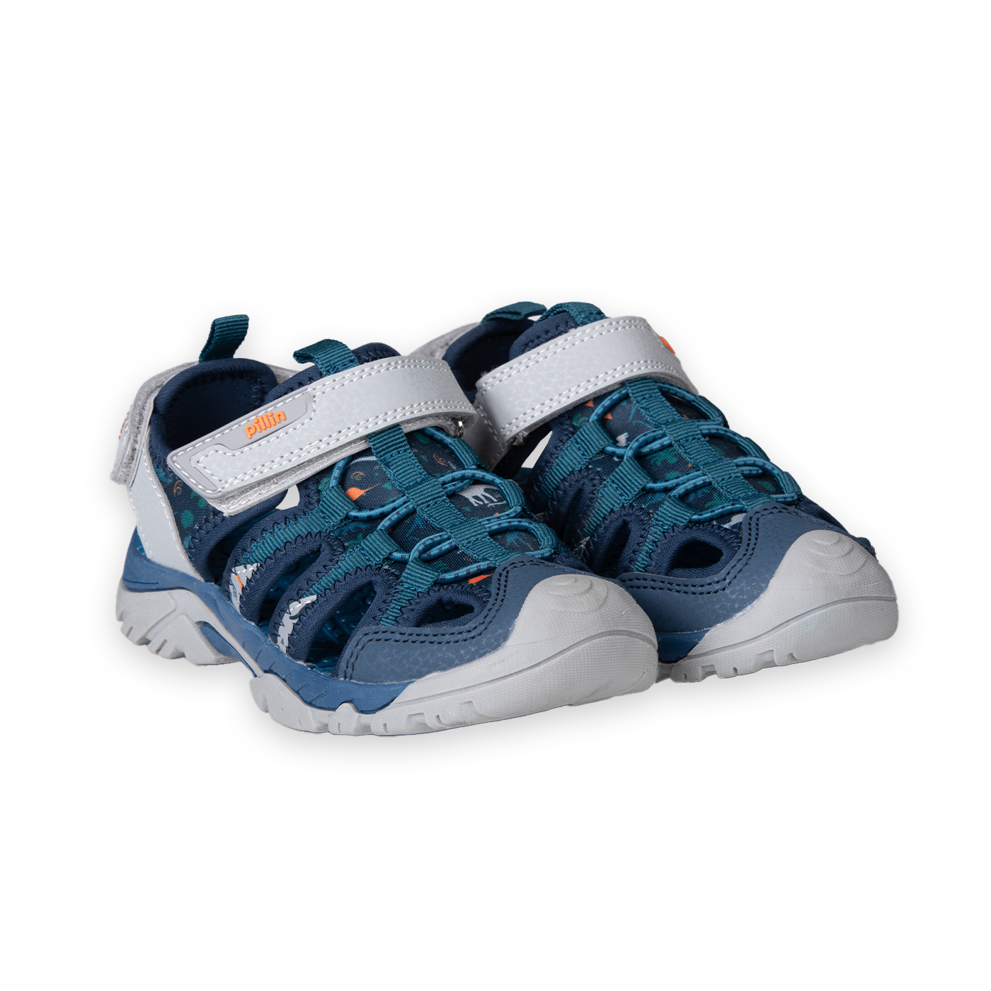 SANDALIAS BEBE NIÑO PETROLEO PILLIN (PZC428-25PET ) - 1