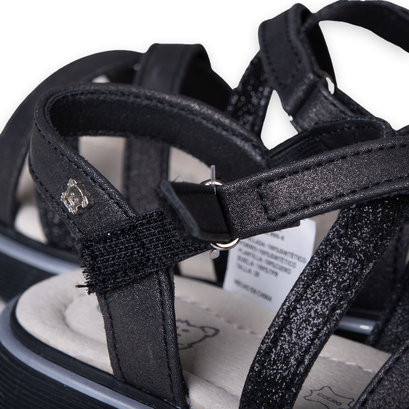 SANDALIAS NIÑA EN COLOR NEGRO PILLIN (PZC406-25NEG ) - 5