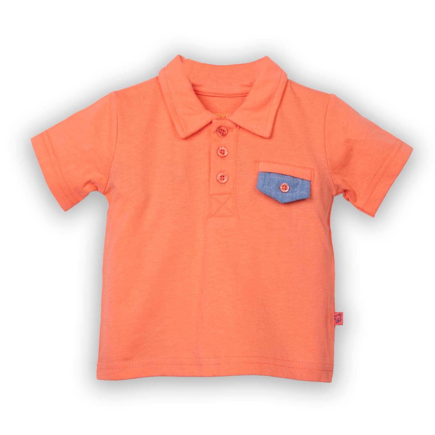 POLERA NIÑO CORAL PILLIN (PVC601-25COR9M) - 1