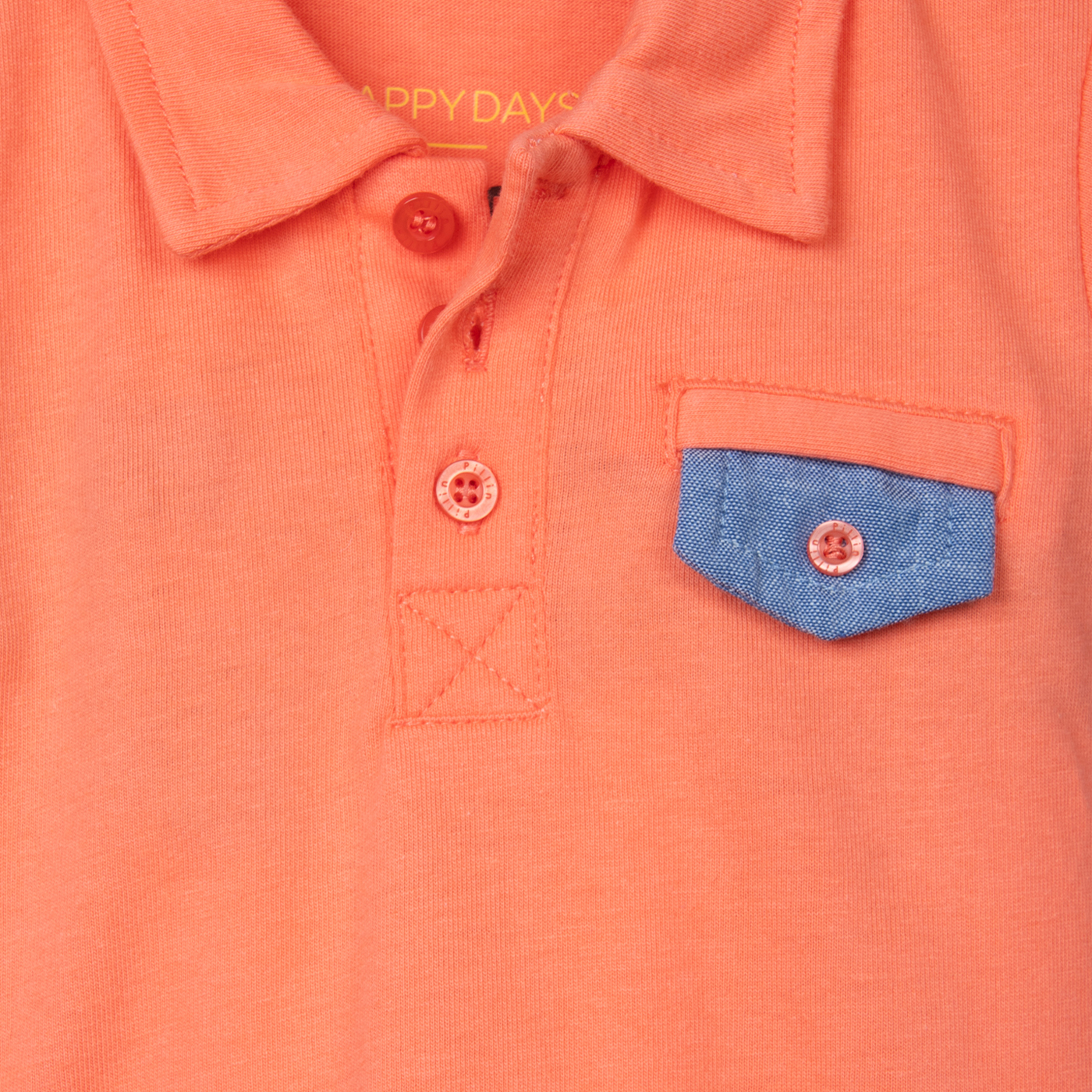POLERA NIÑO CORAL PILLIN (PVC601-25COR9M) - 2