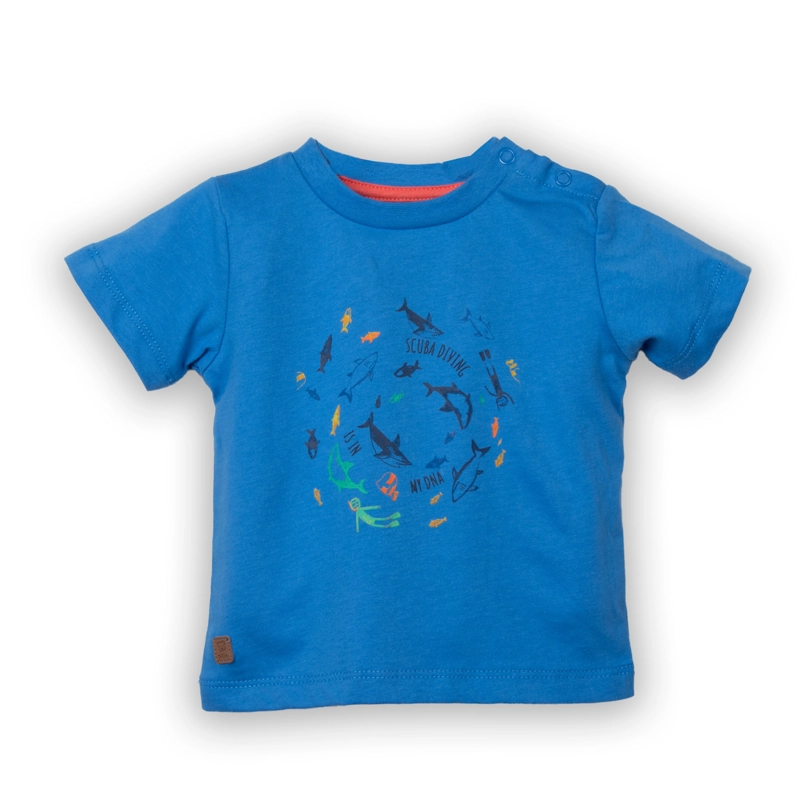 POLERA  NIÑO AZUL PILLIN (PVC602-25AZU4) - 1