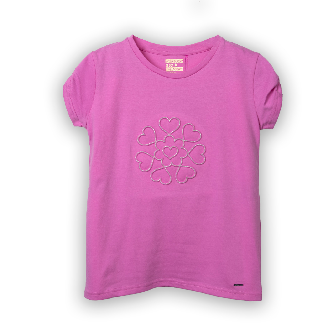 POLERA NIÑA ROSADO OSCURO PILLIN (TVC614-25RSO10) - 1