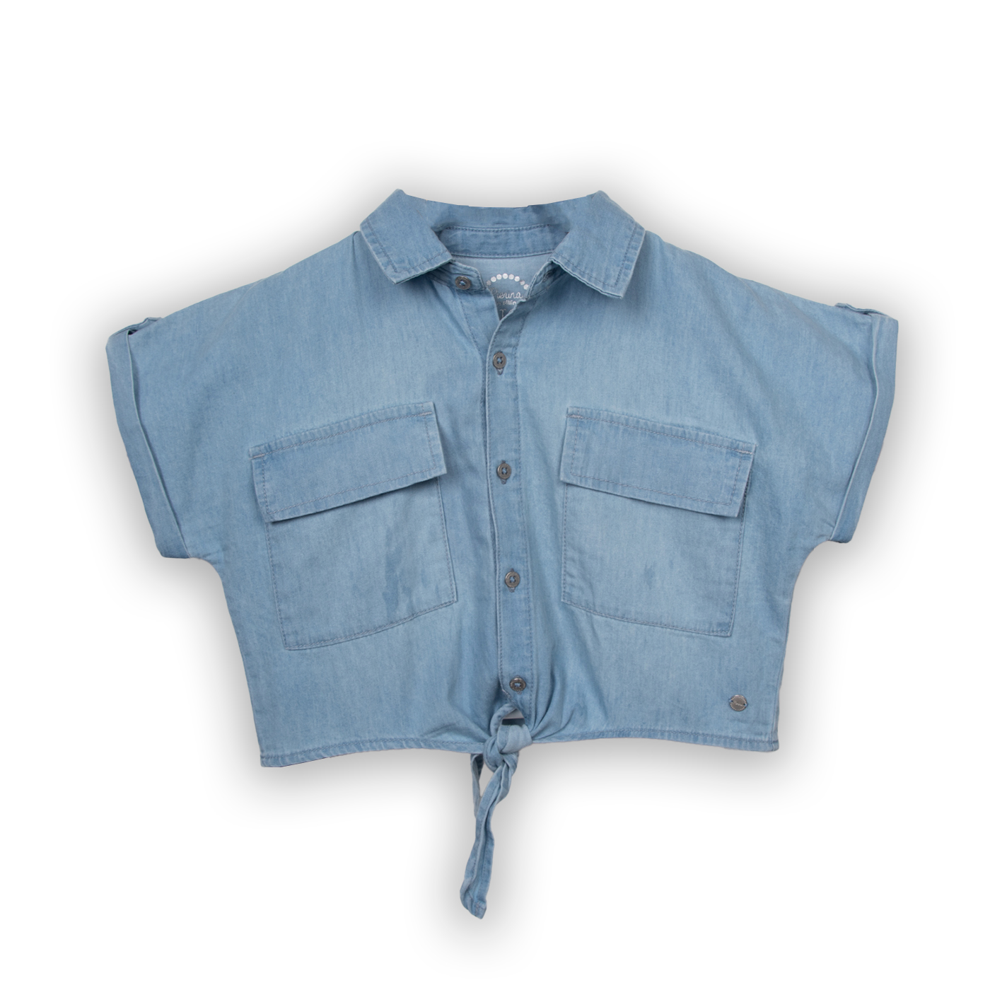 BLUSA NIÑA CELESTE PILLIN (PVC710-25CEL10) - 1