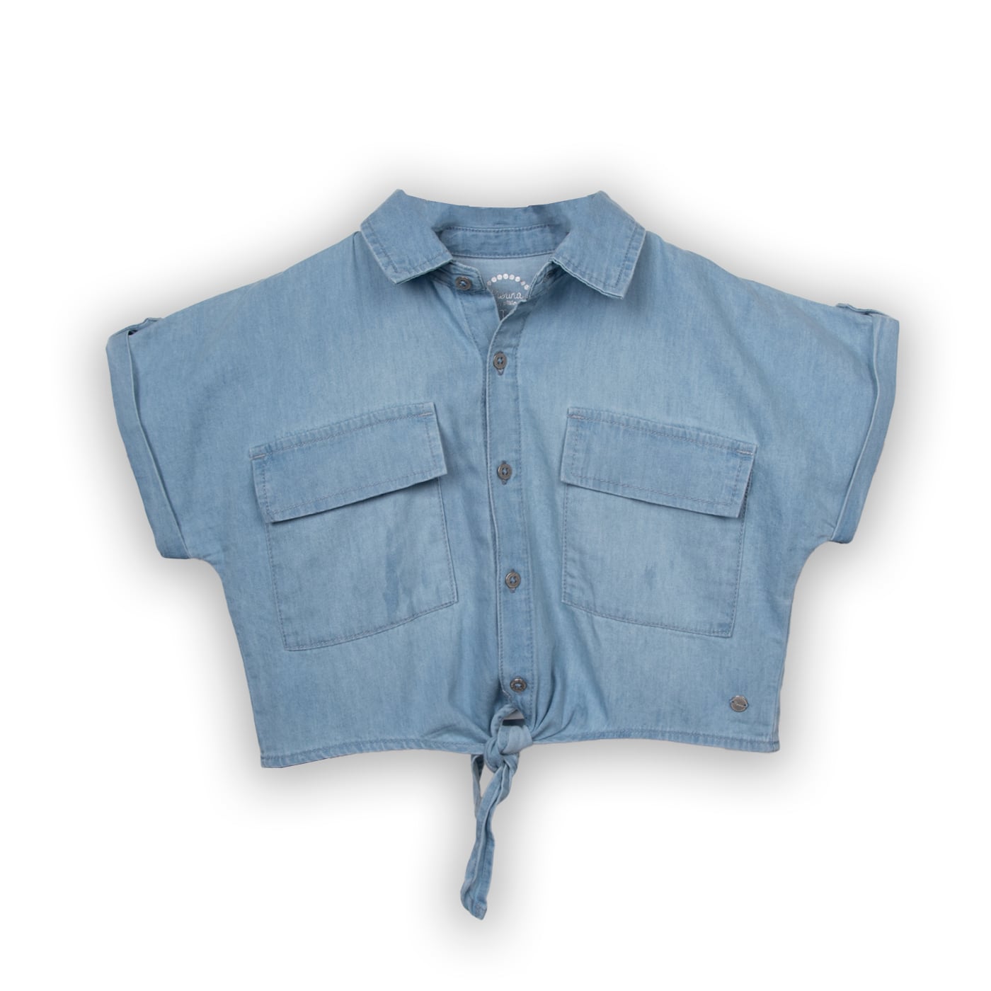 BLUSA NIÑA CELESTE PILLIN (PVC710-25CEL10) - 1