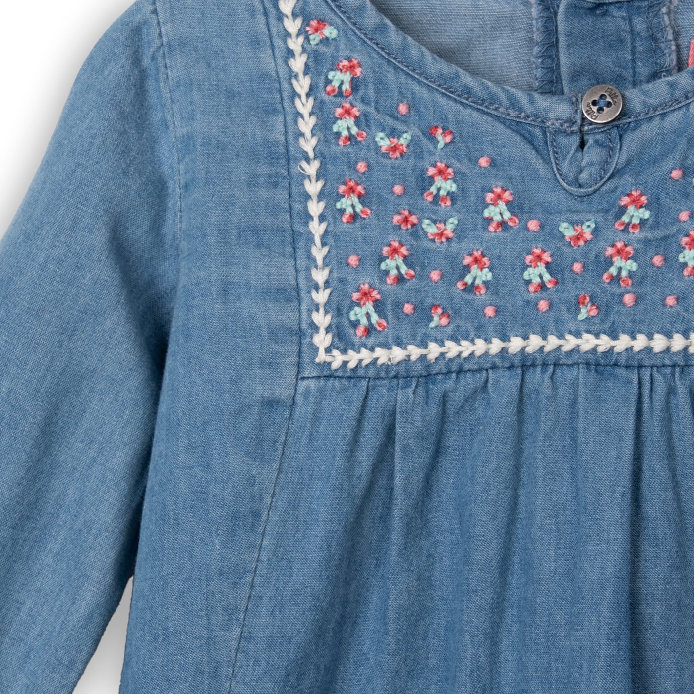 BLUSA NIÑA DENIM PILLIN (PVC723-25DEN3) - 2