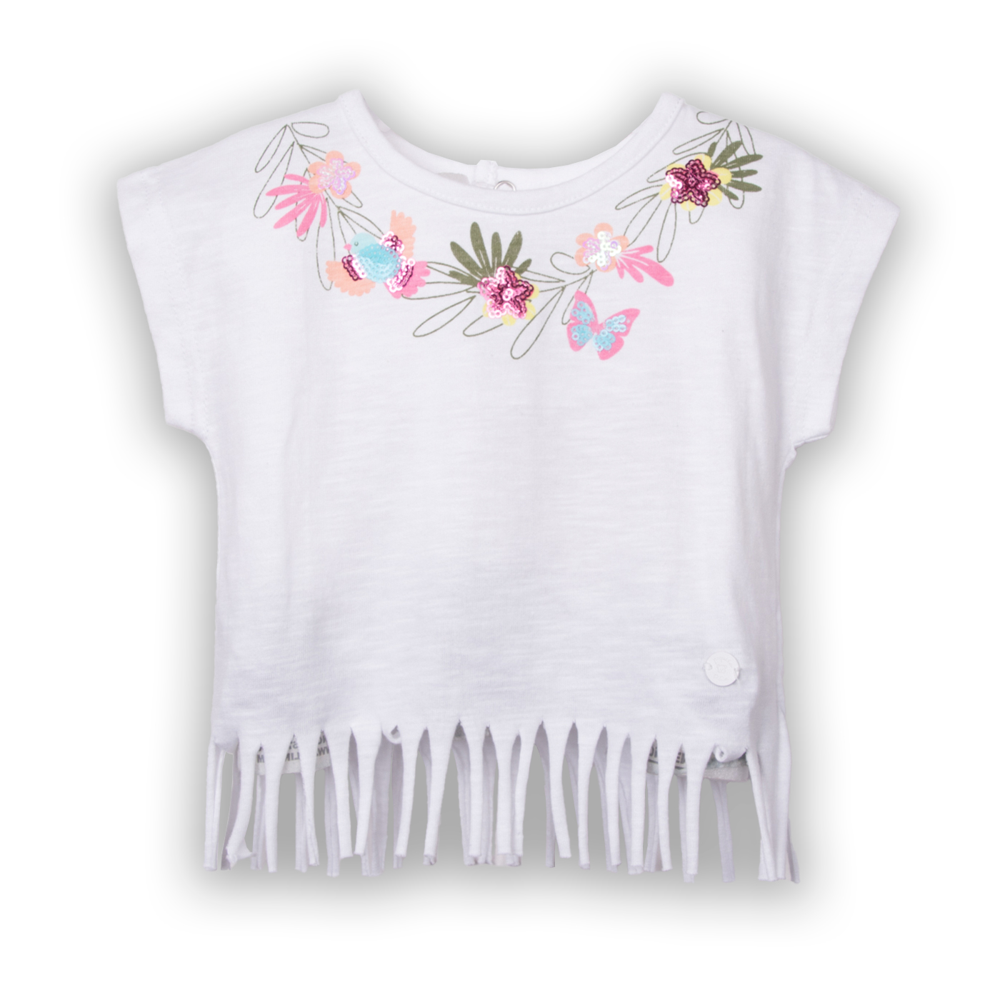 POLERA NIÑA EN COLOR BLANCO PILLIN (PVC634-25BCO12M) - 1