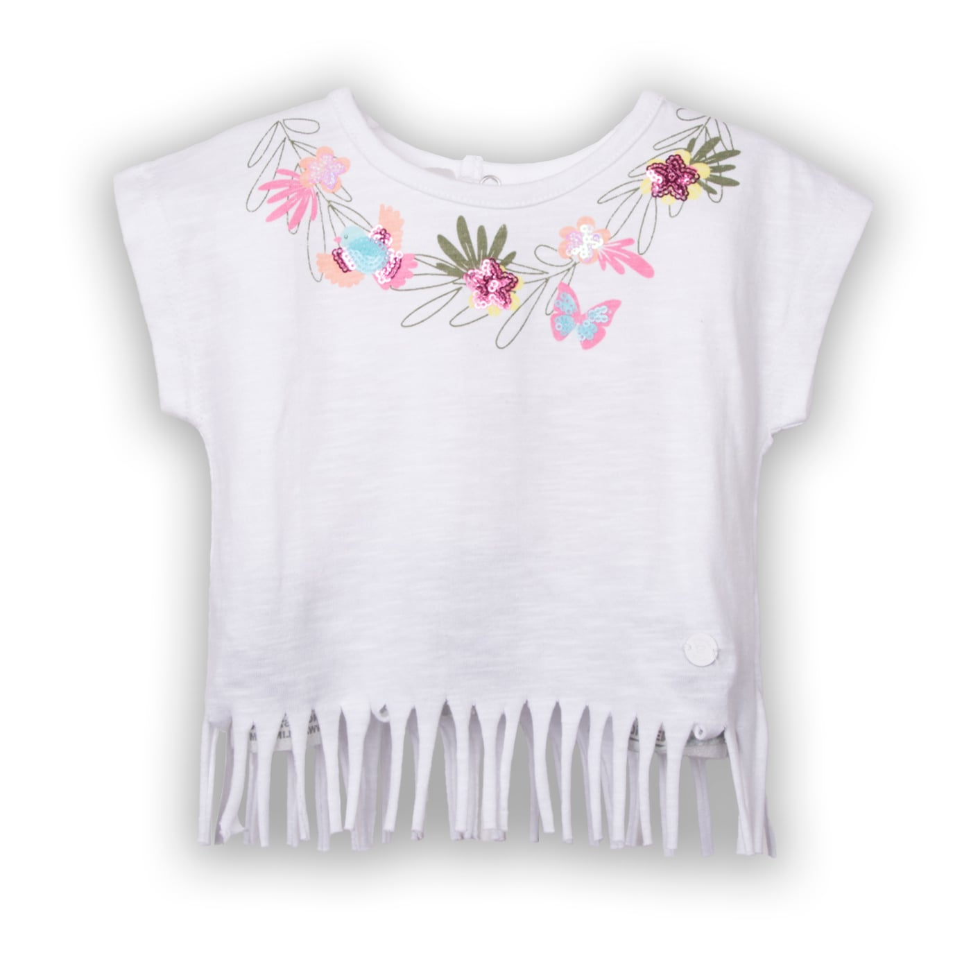 POLERA NIÑA EN COLOR BLANCO PILLIN (PVC634-25BCO12M) - 1