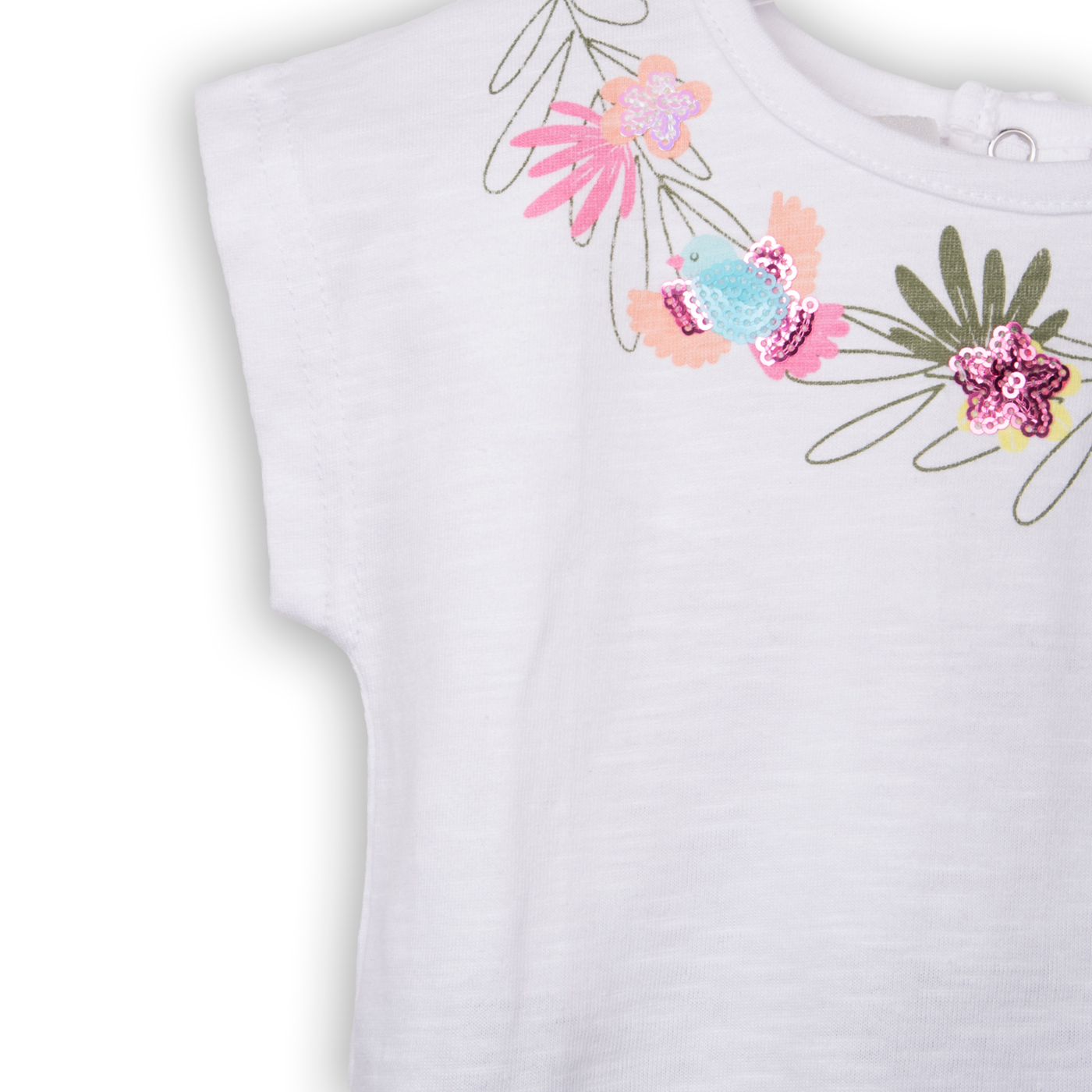 POLERA NIÑA EN COLOR BLANCO PILLIN (PVC634-25BCO12M) - 2