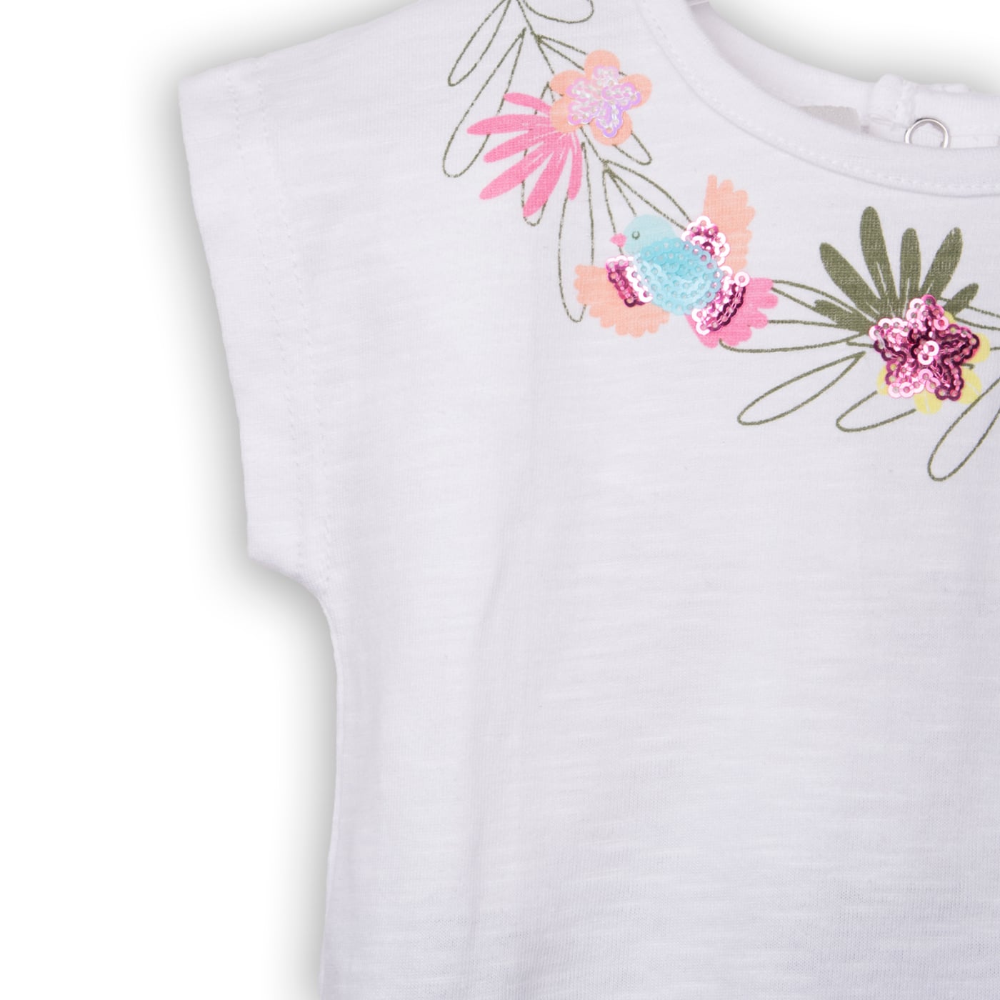 POLERA NIÑA EN COLOR BLANCO PILLIN (PVC634-25BCO12M) - 2