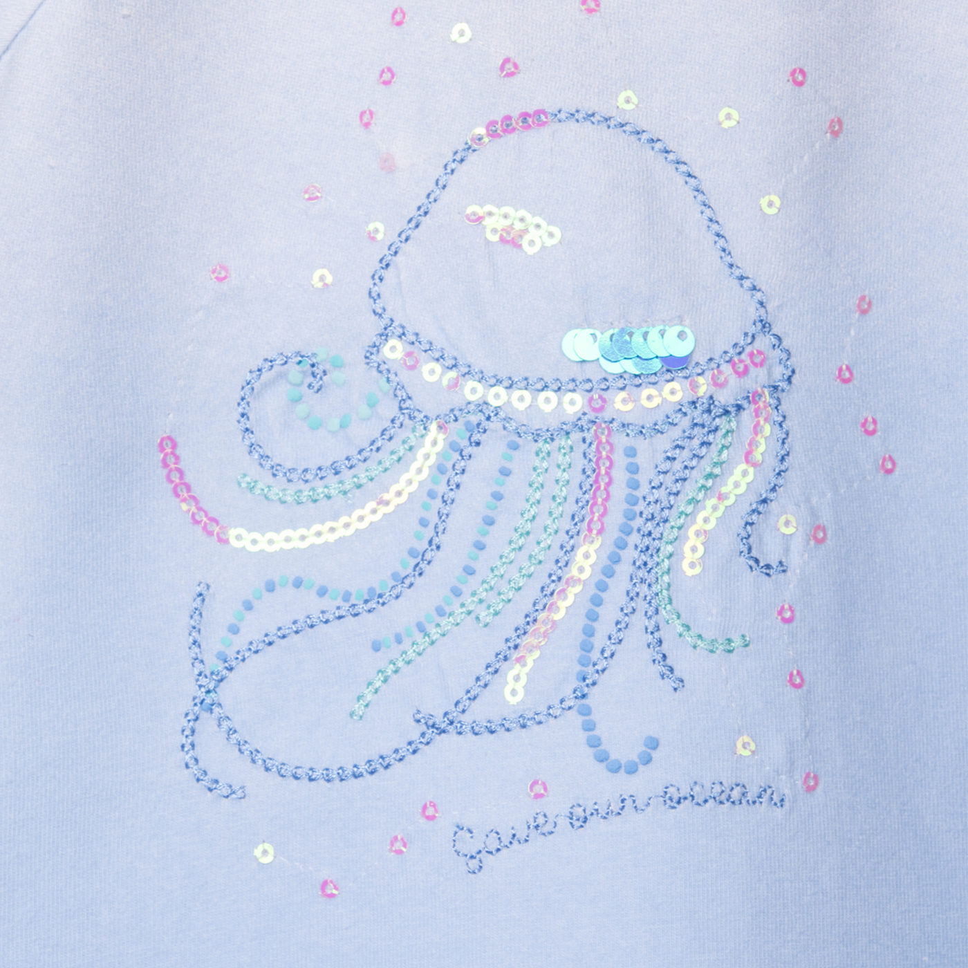 POLERA  NIÑA AZUL PILLIN (PVC655-25AZU24M) - 2