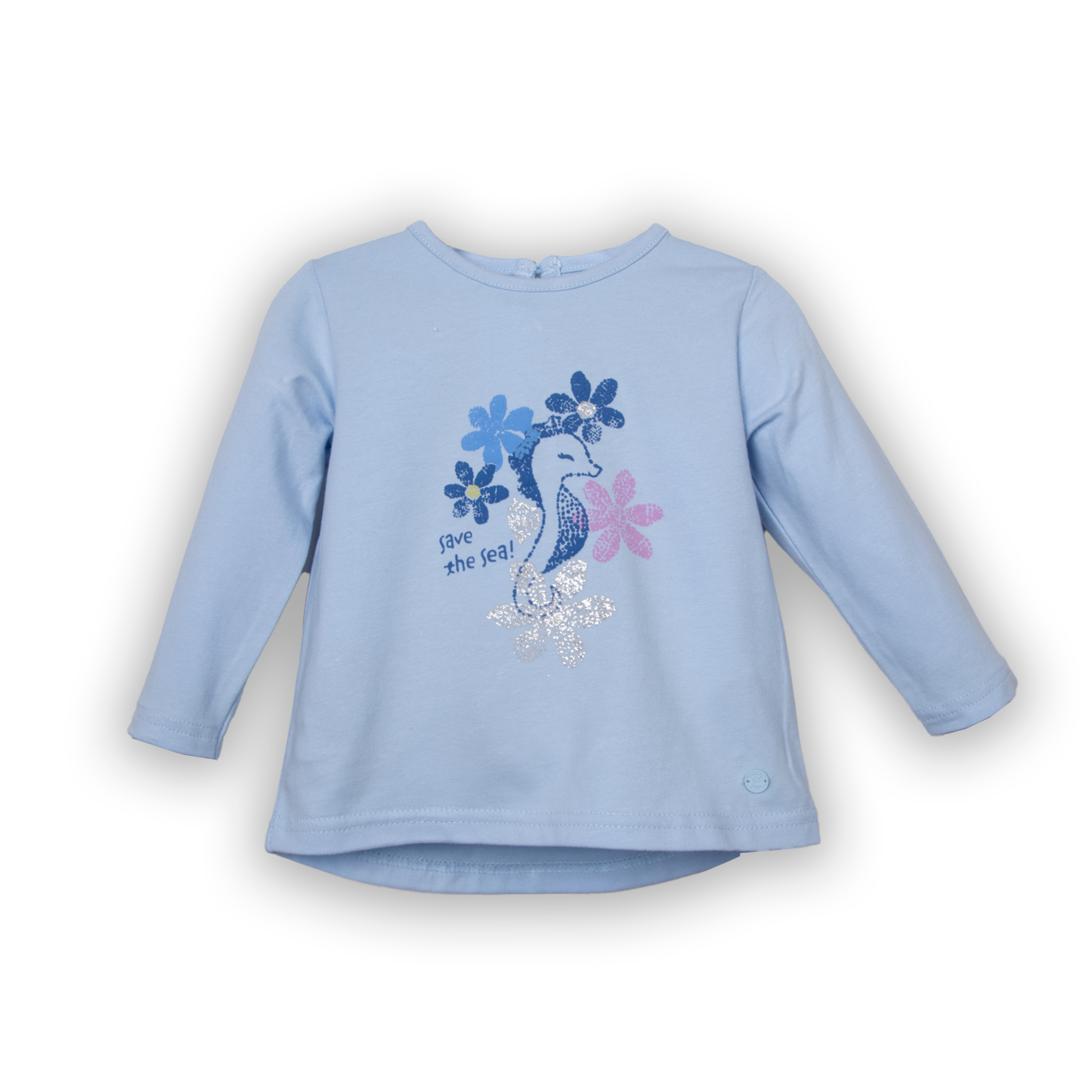 POLERA NIÑA CELESTE PILLIN (PVC610-25CEL12M) - 1