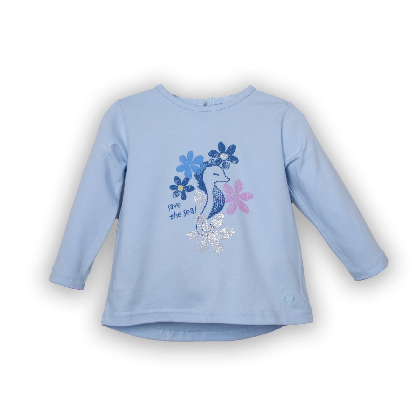 POLERA NIÑA CELESTE PILLIN (PVC610-25CEL12M) - 1