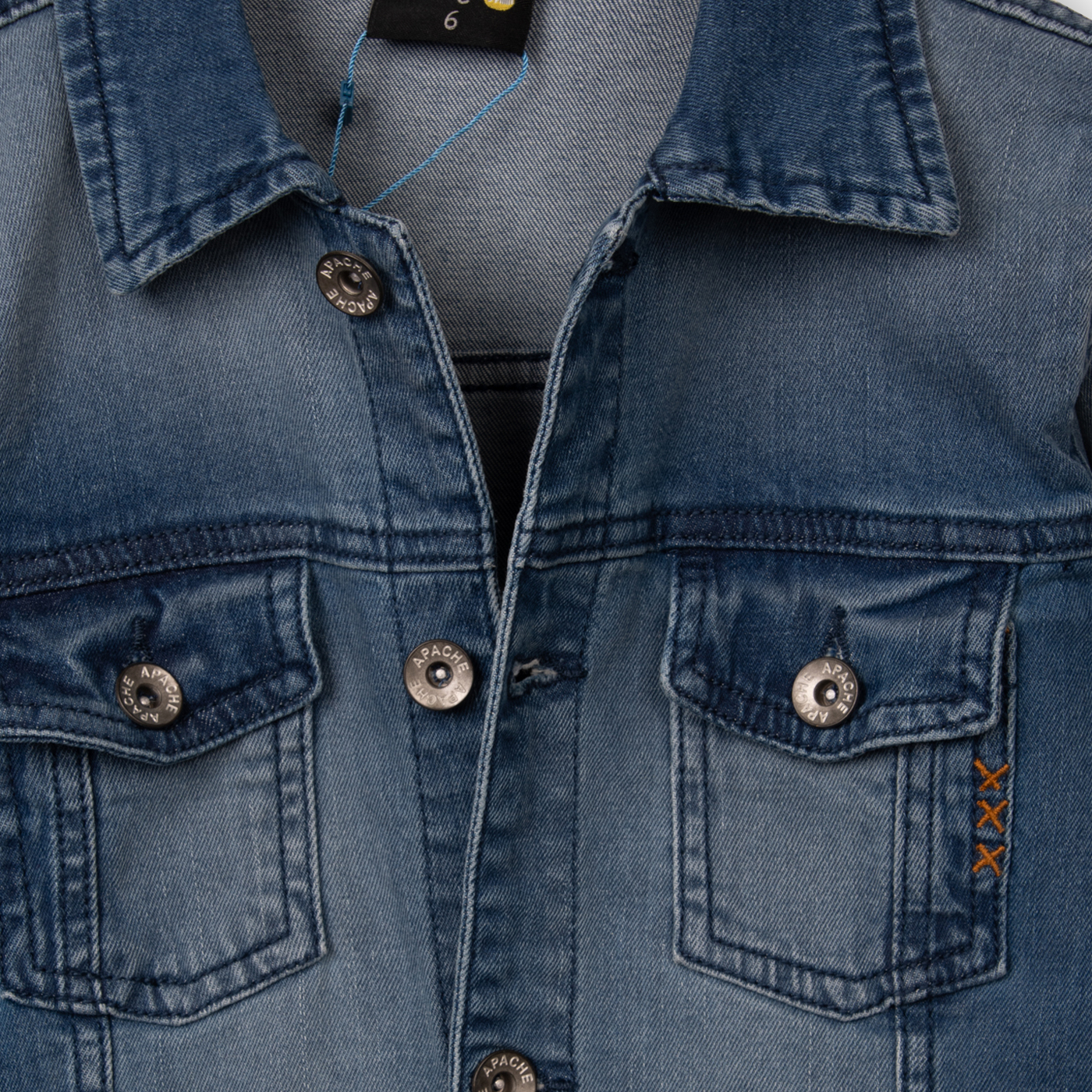 CHAQUETA NIÑO DENIM PILLIN (PVC719-25DEN3) - 2
