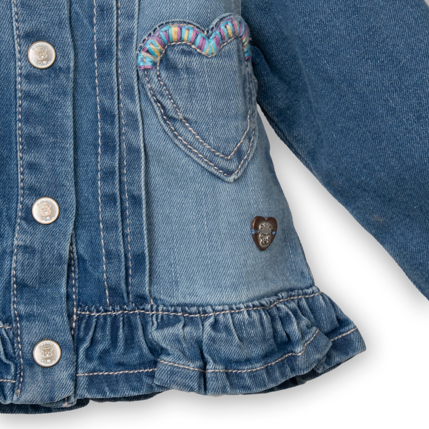 CHAQUETA NIÑA DENIM PILLIN (PVC726-25DEN9M) - 3