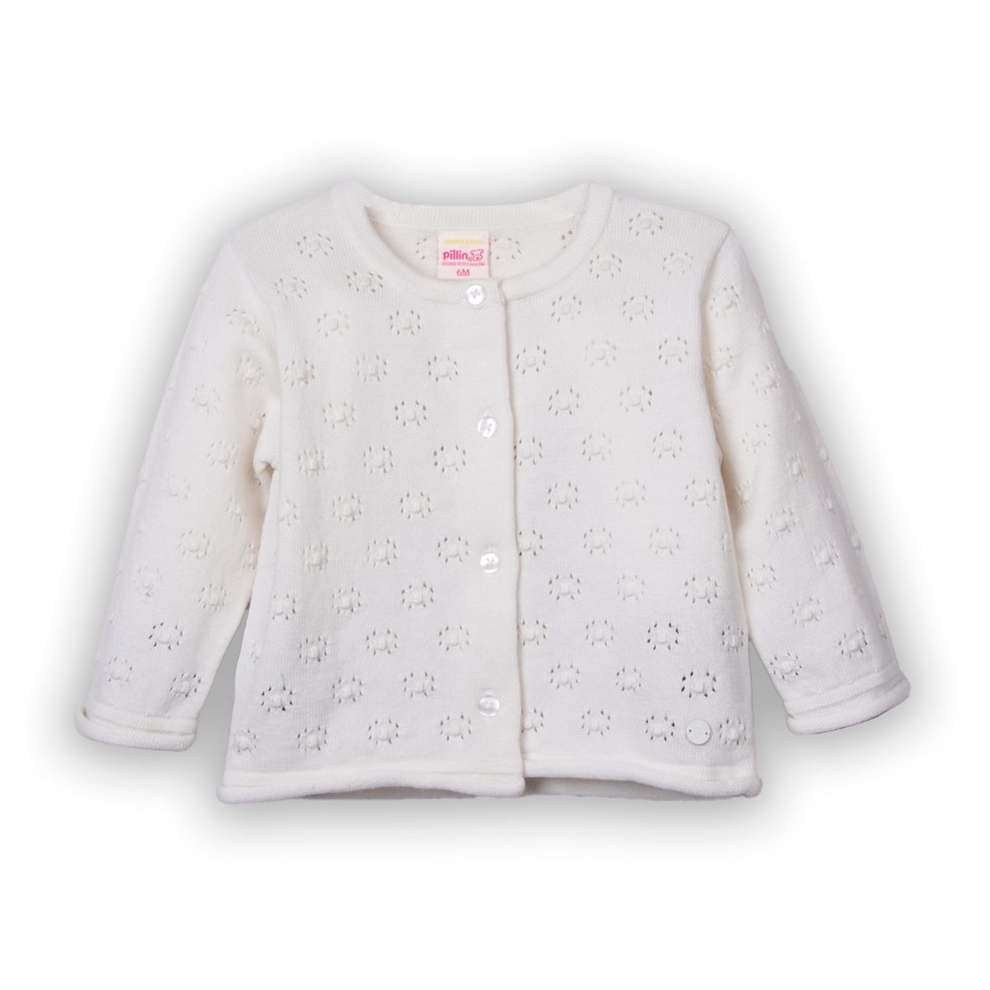 CHALECO NIÑA EN COLOR BLANCO PILLIN (PVC902-25BCO3) - 1