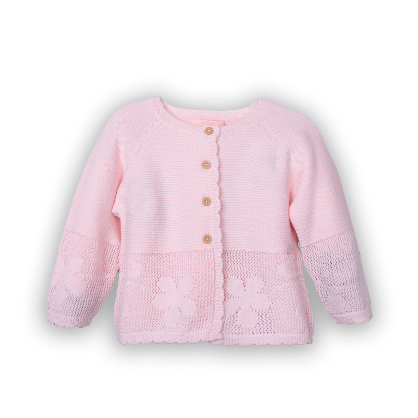 CHALECO NIÑA ROSADO PILLIN (PVC906-25ROS12M) - 1