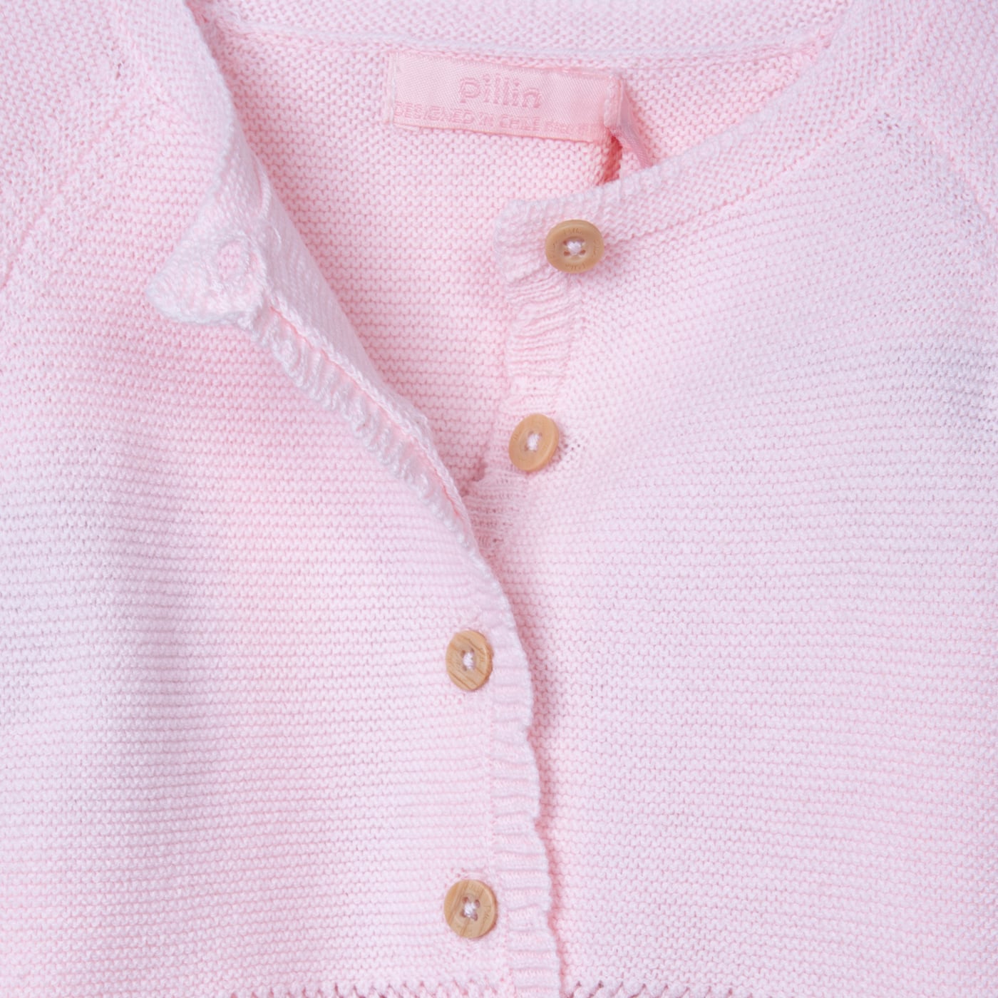 CHALECO NIÑA ROSADO PILLIN (PVC906-25ROS12M) - 2
