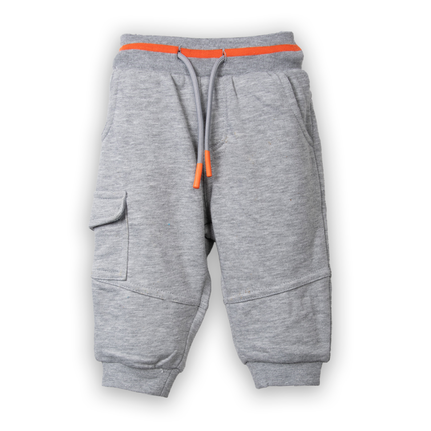 PANTALÓN BUZO  NIÑO GRIS PILLIN (PVC514-25GRI24M) - 1