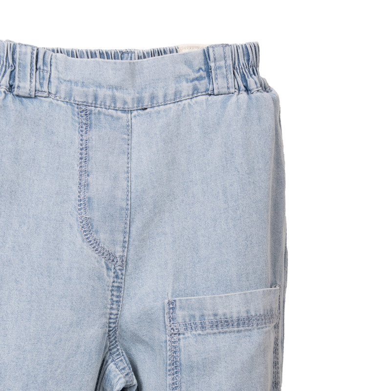 PANTALÓN  NIÑA CELESTE PILLIN (PVC722-25CEL12M) - 1