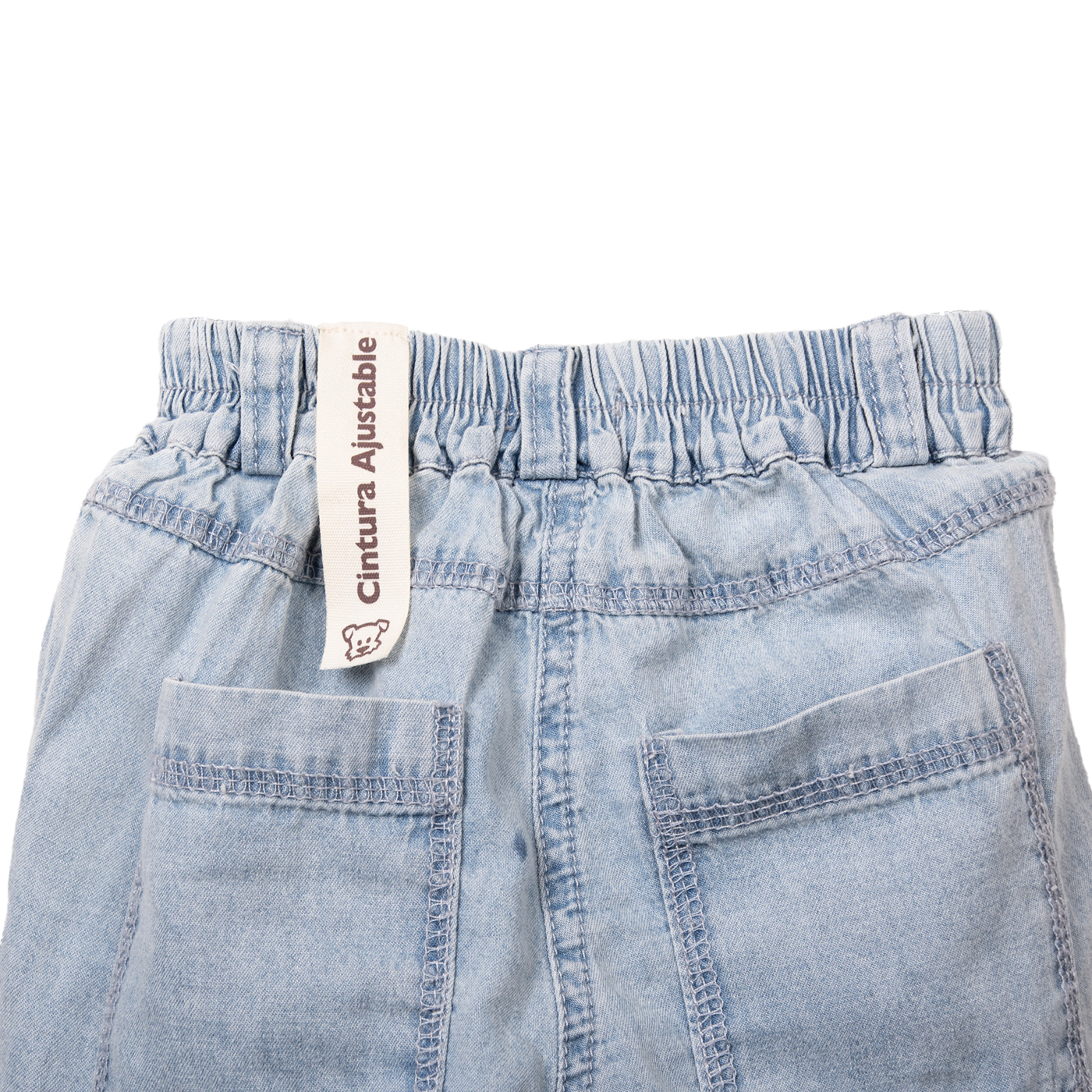 PANTALÓN  NIÑA CELESTE PILLIN (PVC722-25CEL12M) - 3