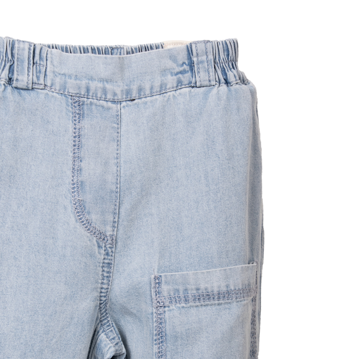 PANTALÓN  NIÑA CELESTE PILLIN (PVC722-25CEL12M) - 4