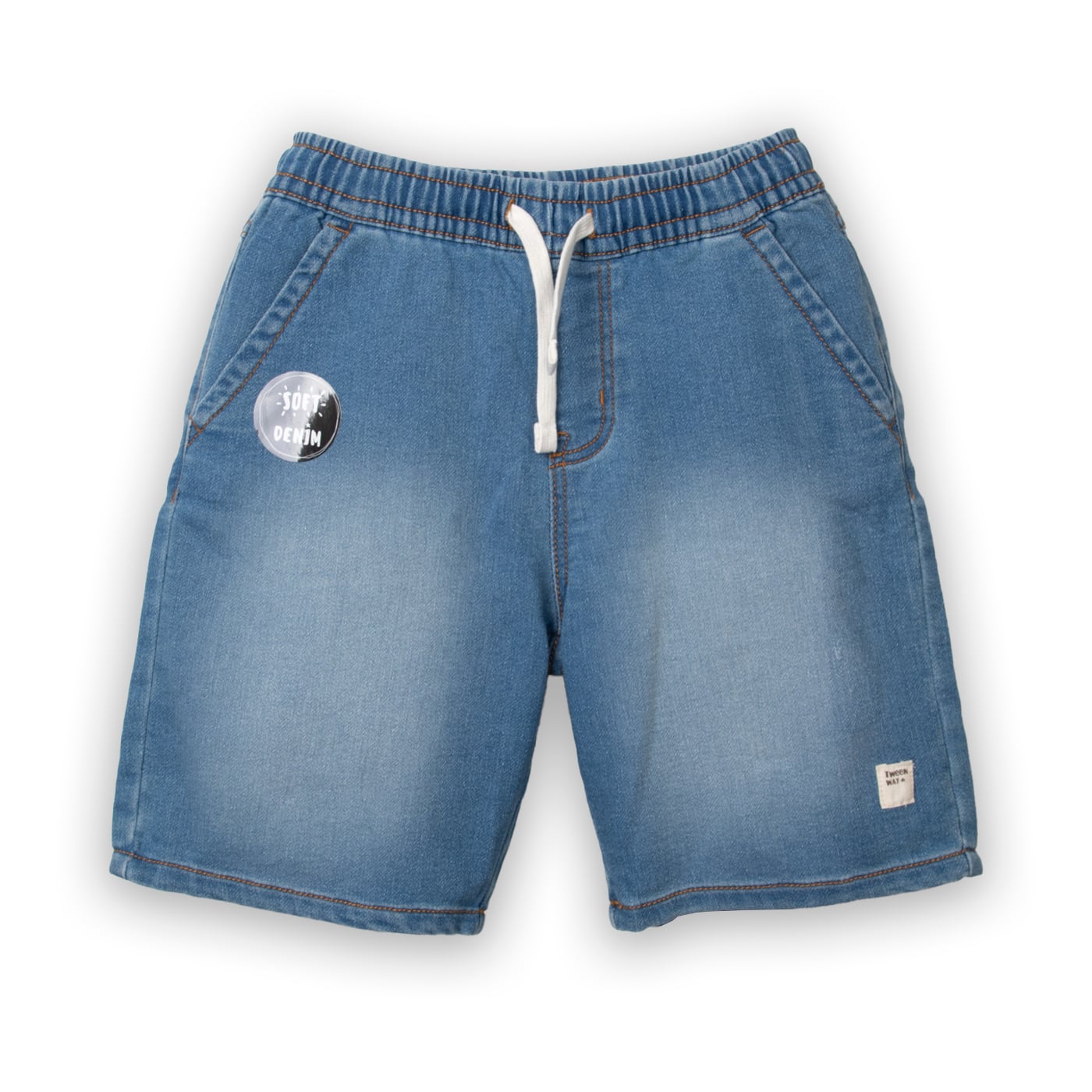 BERMUDA NIÑO DENIM PILLIN (TVC709-25DEN10) - 1