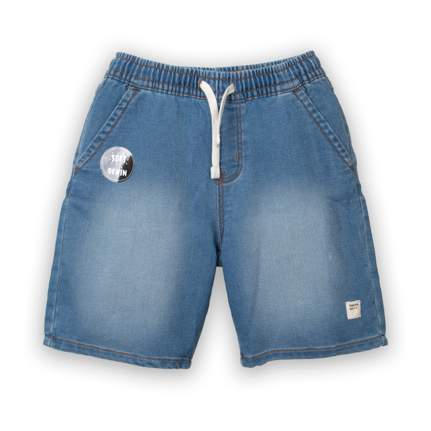BERMUDA NIÑO DENIM PILLIN (TVC709-25DEN10) - 1