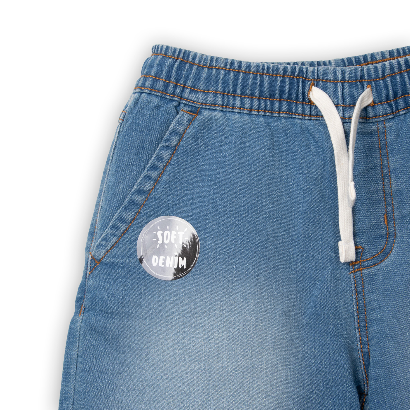 BERMUDA NIÑO DENIM PILLIN (TVC709-25DEN10) - 2