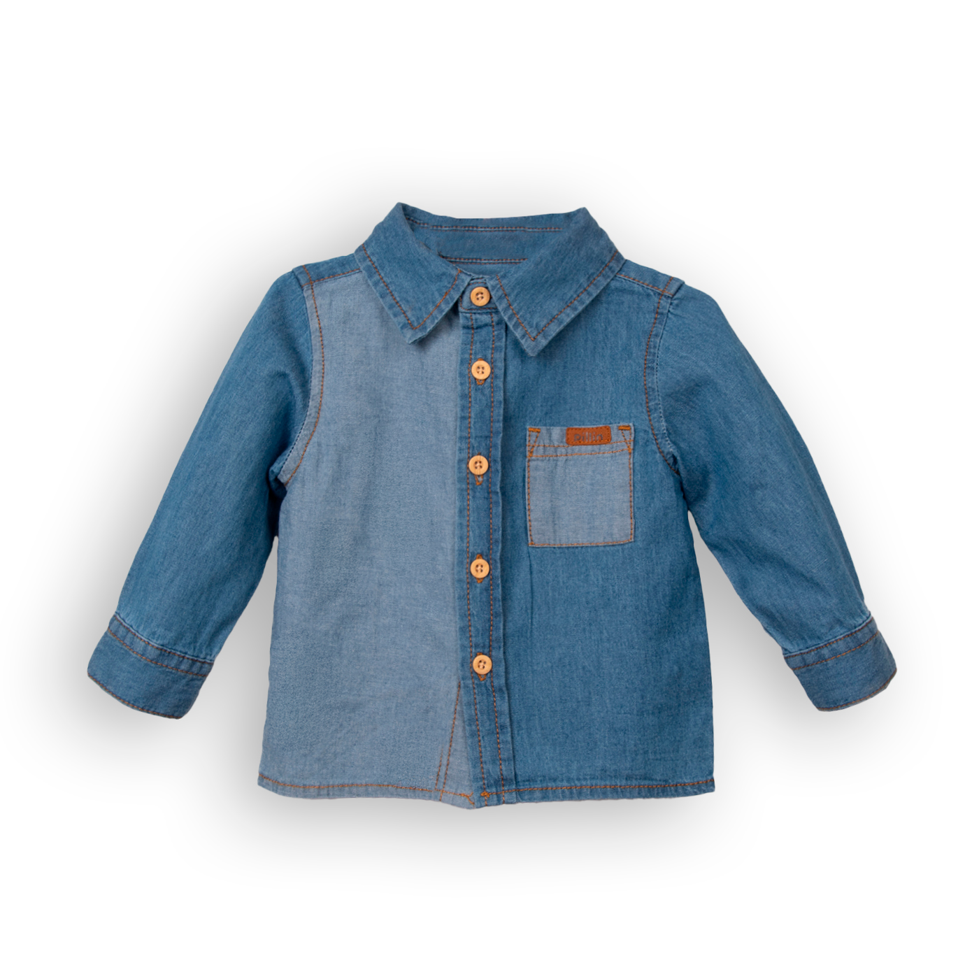 CAMISA NIÑO DENIM PILLIN (PVC705-25DEN12M) - 1