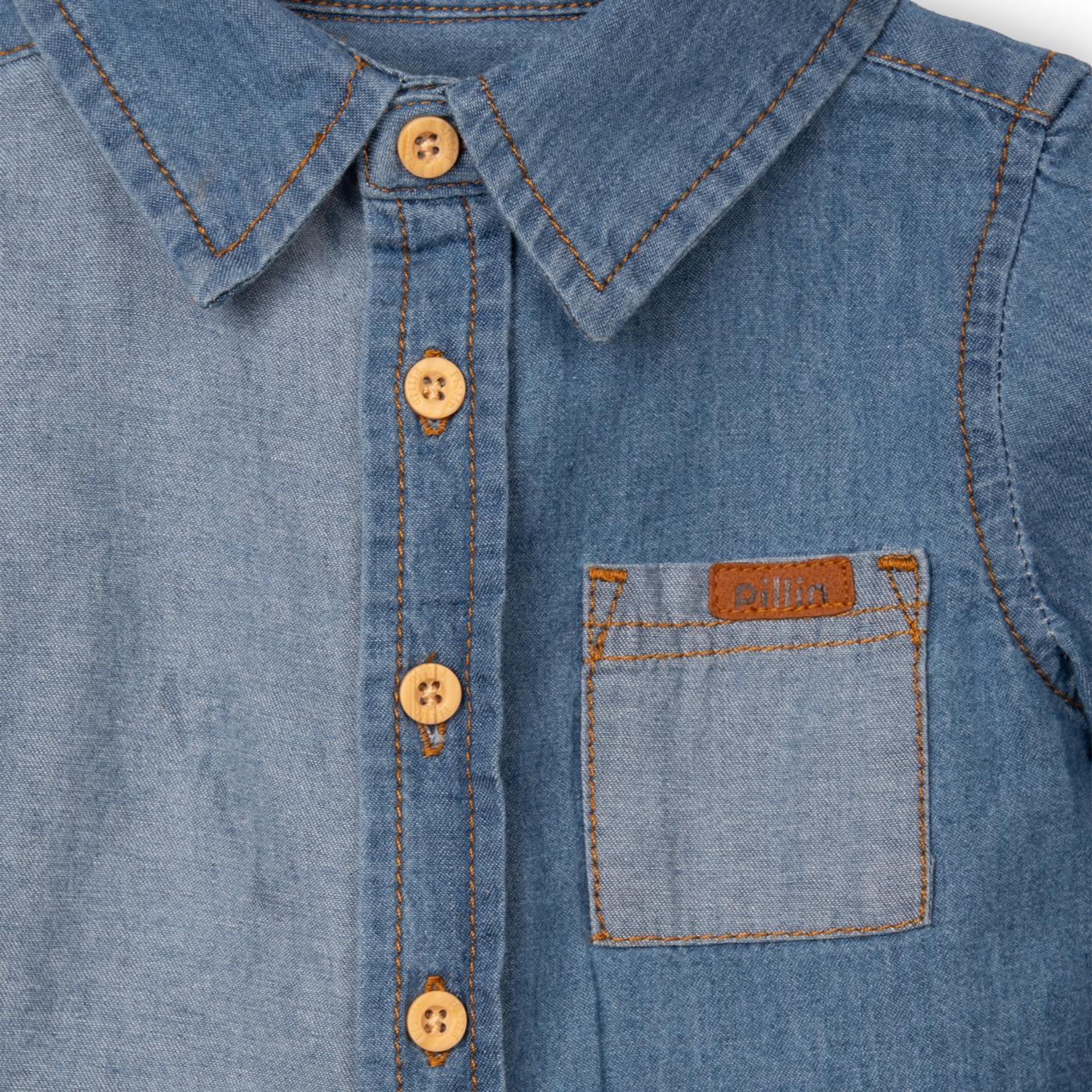 CAMISA NIÑO DENIM PILLIN (PVC705-25DEN12M) - 2