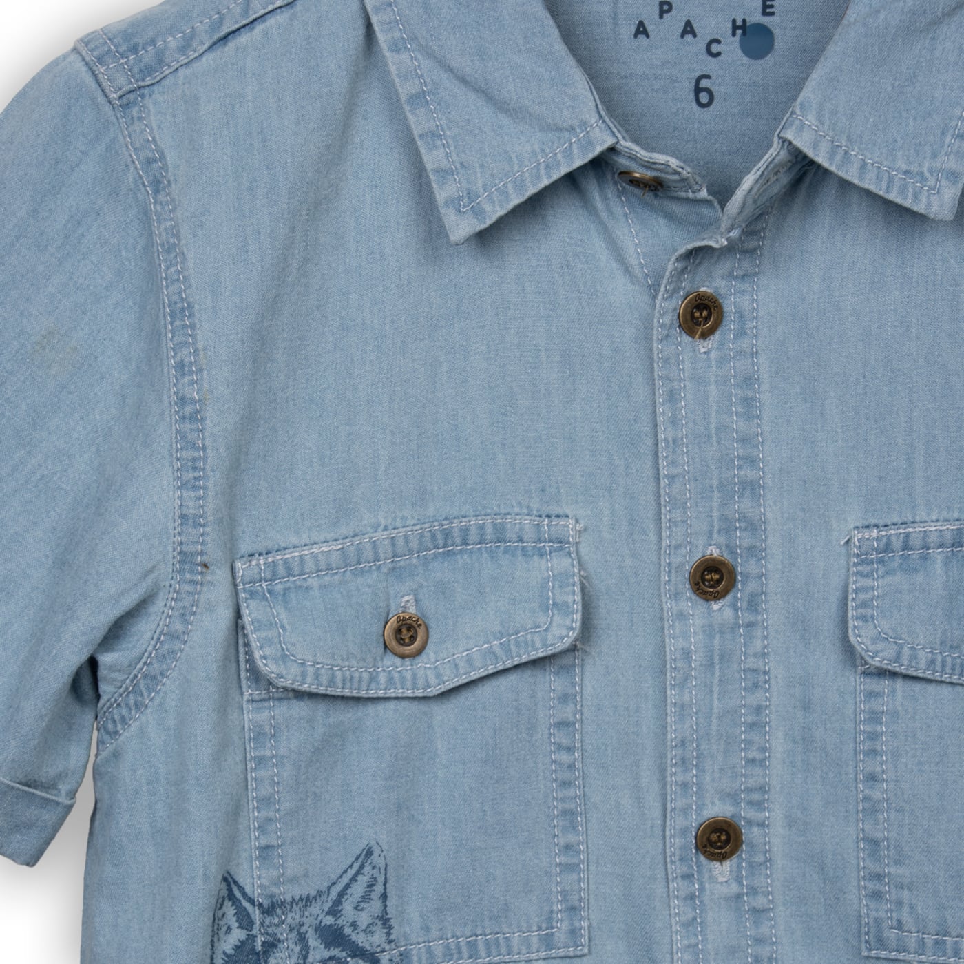 CAMISA NIÑO DENIM PILLIN (PVC718-25DEN8) - 3