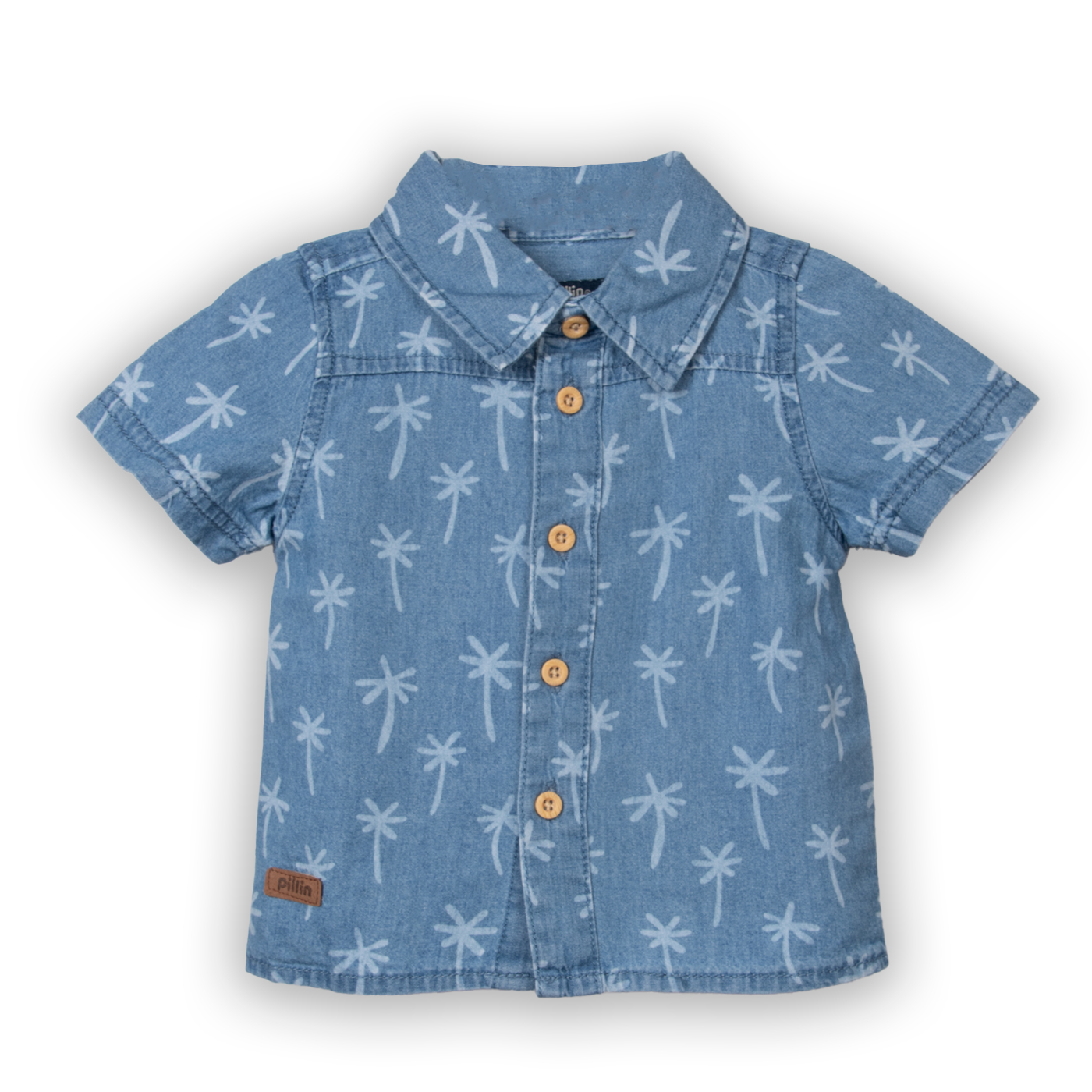 CAMISA NIÑO DENIM PILLIN (PVC706-25DEN4) - 1
