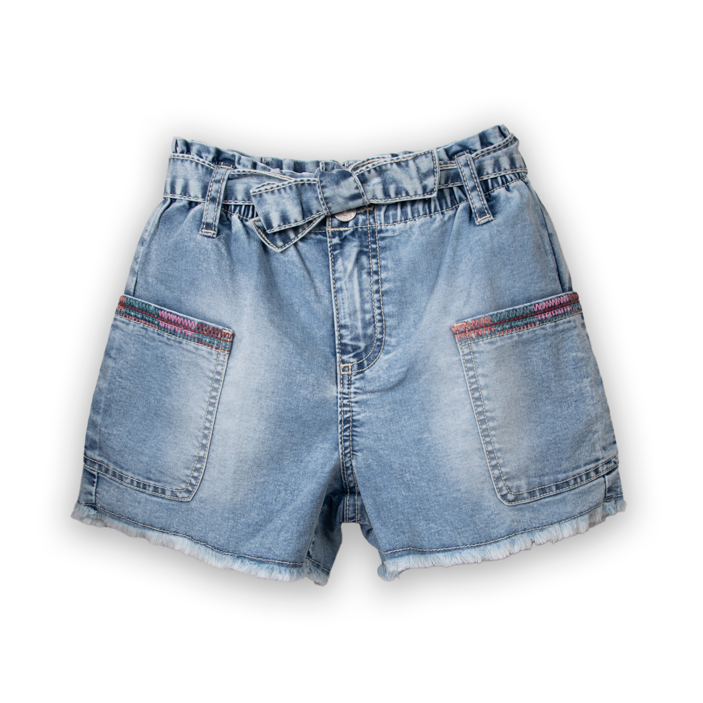 SHORT NIÑA CELESTE PILLIN (PVC712-25CEL12) - 1