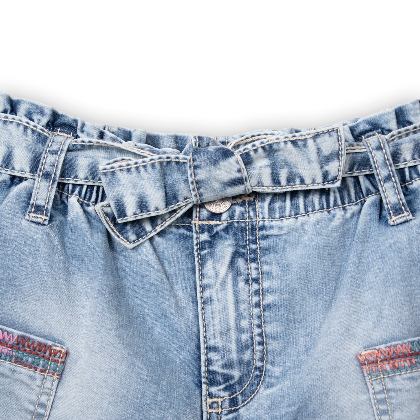 SHORT NIÑA CELESTE PILLIN (PVC712-25CEL12) - 3