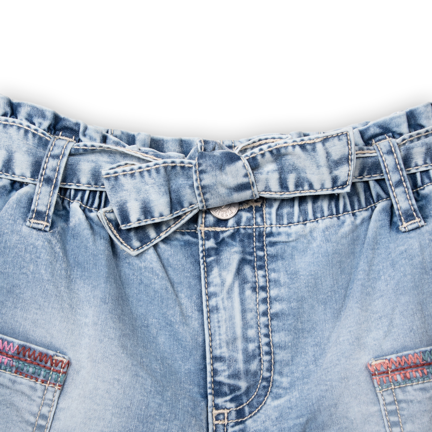 SHORT NIÑA CELESTE PILLIN (PVC712-25CEL12) - 3