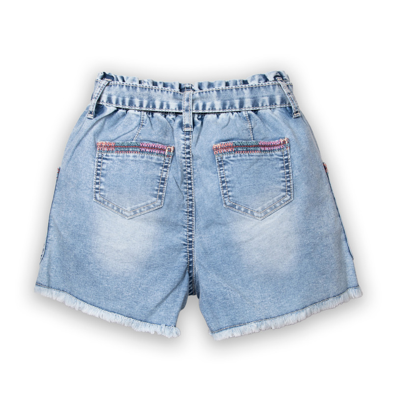 SHORT NIÑA CELESTE PILLIN (PVC712-25CEL12) - 4