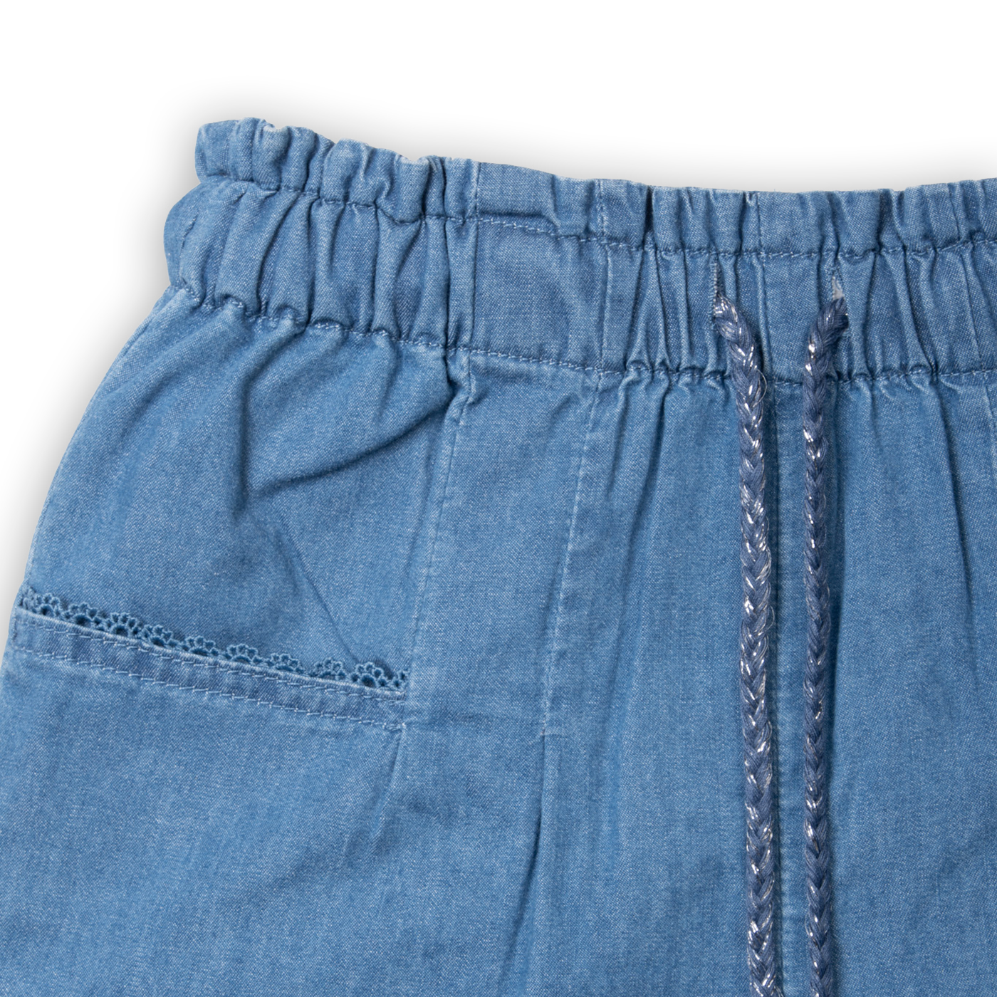 SHORT NIÑA DENIM PILLIN (PVC739-25DEN2) - 2