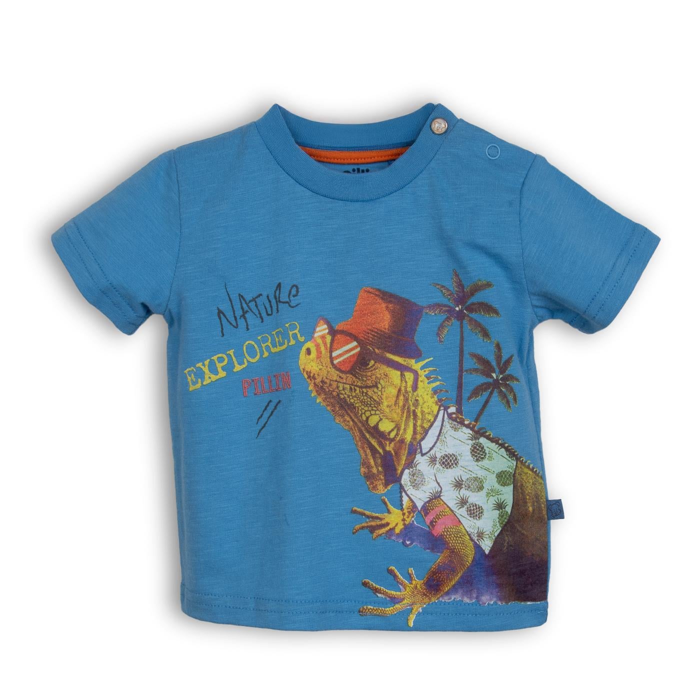 POLERA BEBE AZUL PIEDRA PILLIN (PVC637-25AZP) - 1