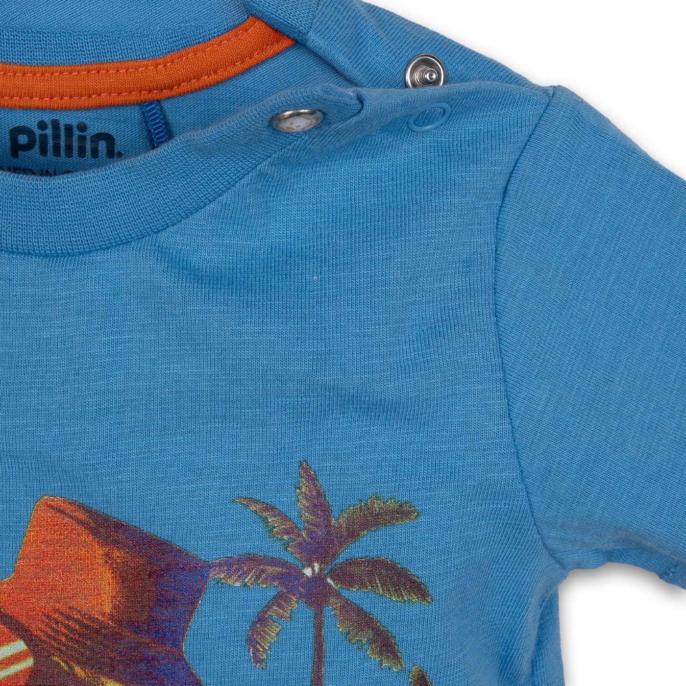 POLERA BEBE AZUL PIEDRA PILLIN (PVC637-25AZP) - 2