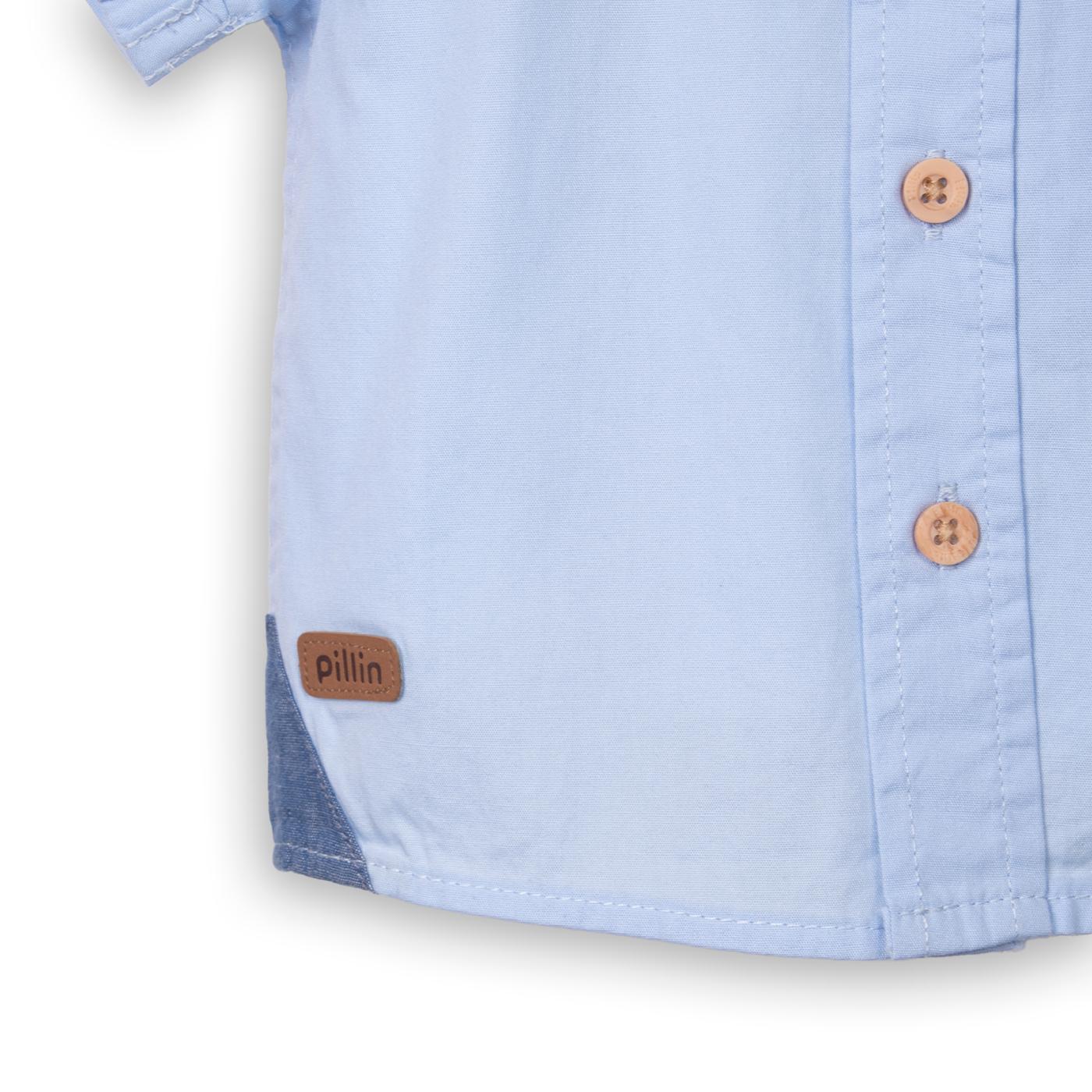 CAMISA BEBE  CELESTE PILLIN (PVC811-25CEL) - 2
