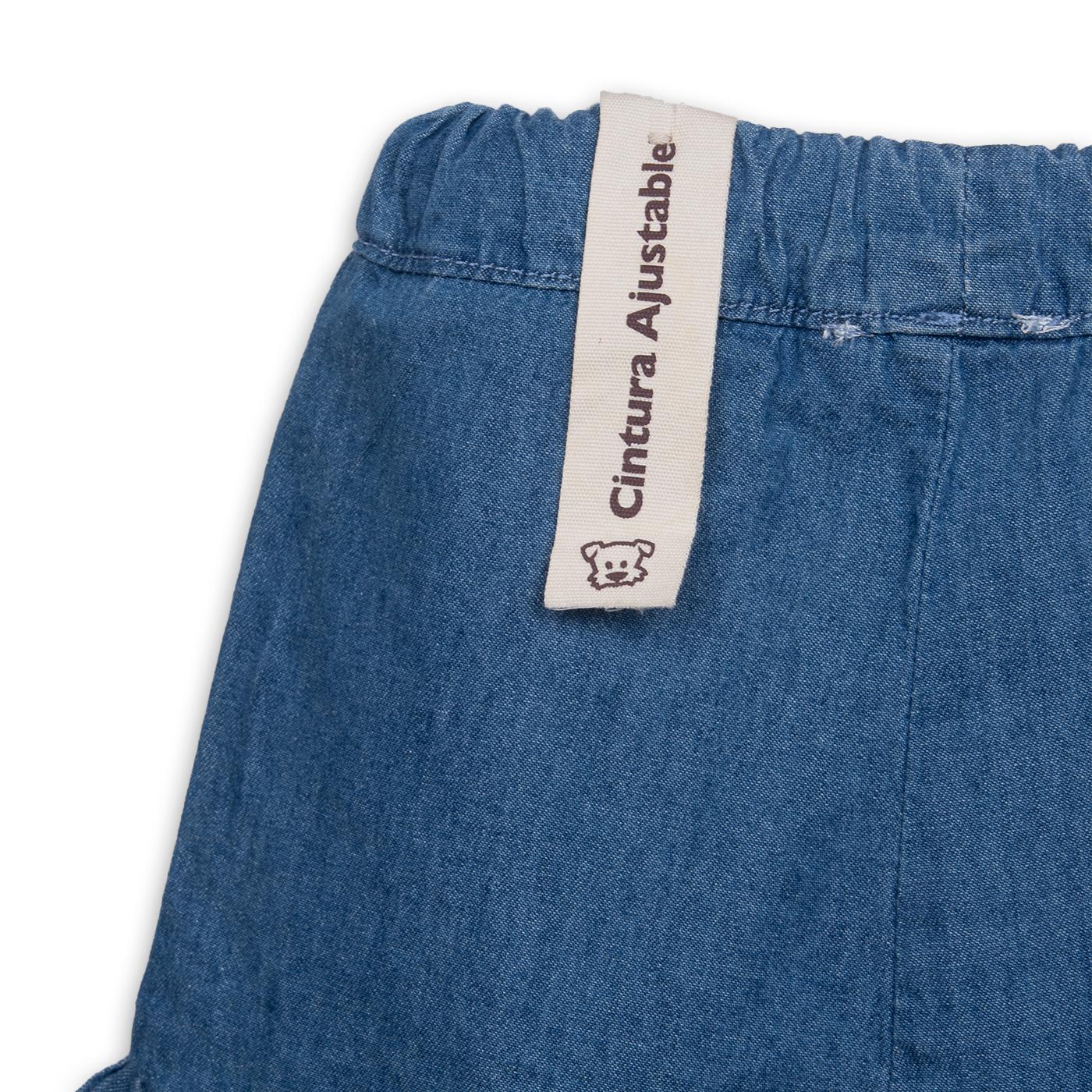 SHORT BEBE AZUL PILLIN (PVC747-25AZU) - 3