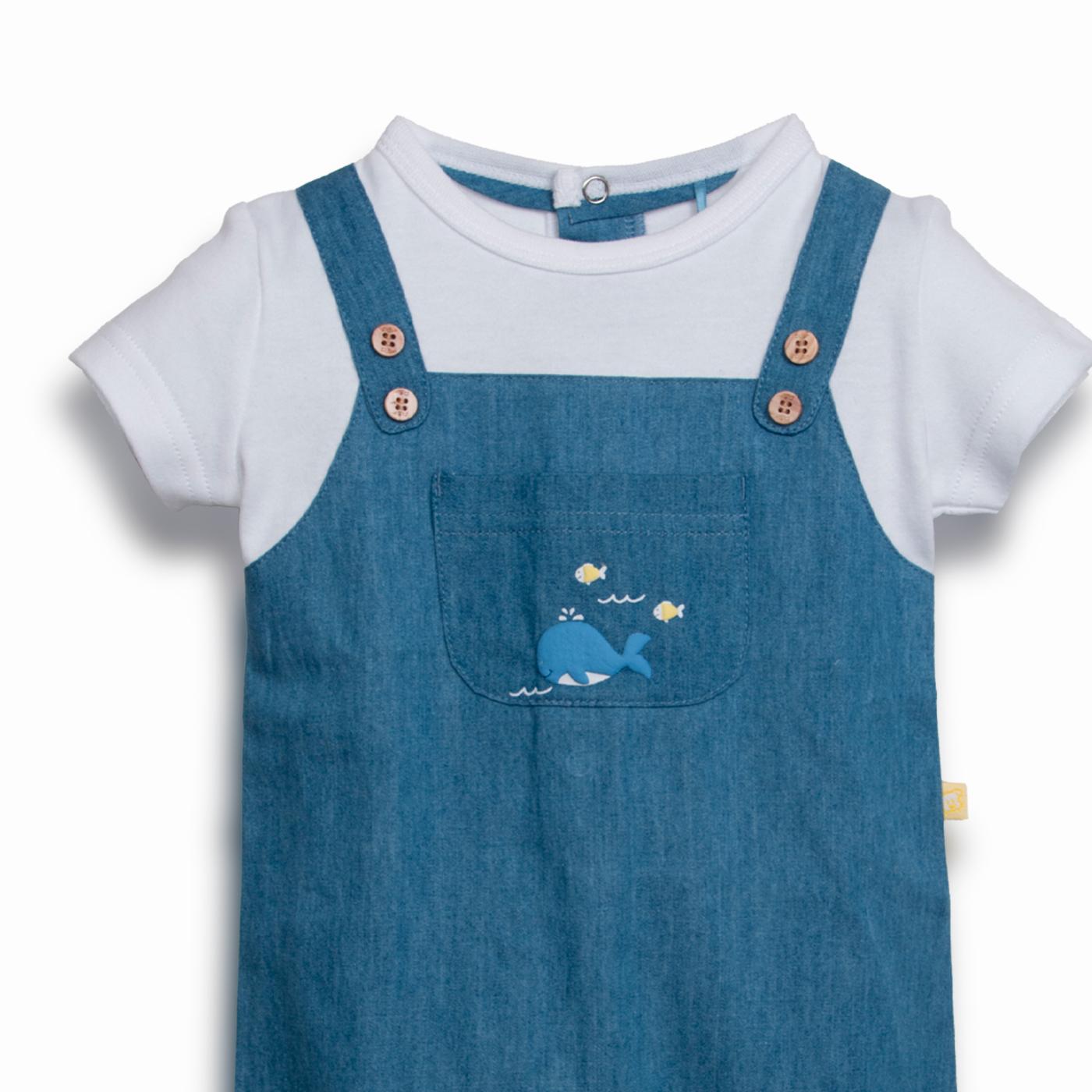 MAMELUCO RECIE N NACIDO DENIM PILLIN (PVC228-25DEN) - 2