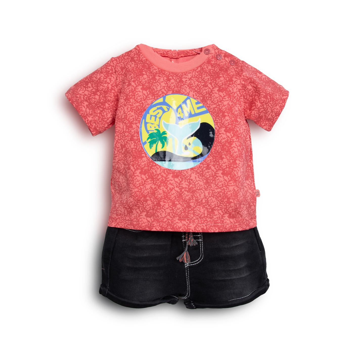 CONJUNTO BEBE  CORAL PILLIN (PVC735-25COR) - 1