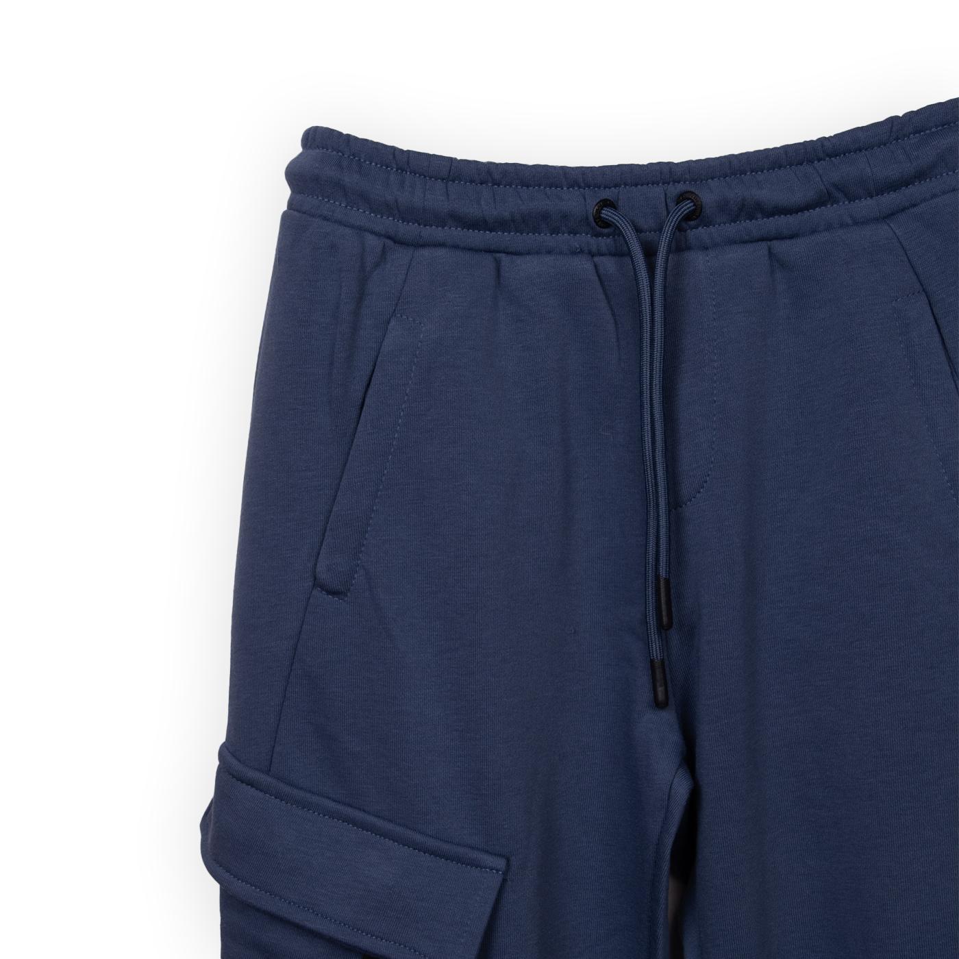 PANTALON BUZO NIÑO AZUL PILLIN (TVC510-25AZU) - 2