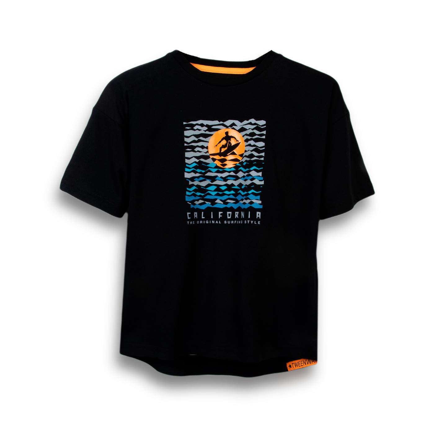 POLERA NIÑO NEGRO PILLIN (TVC620-25NEG) - 1