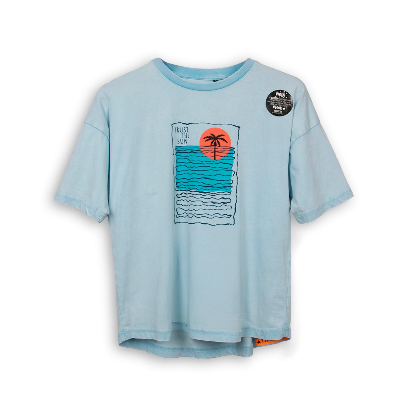 POLERA NIÑO CELESTE PILLIN (TVC617-25CEL) - 1