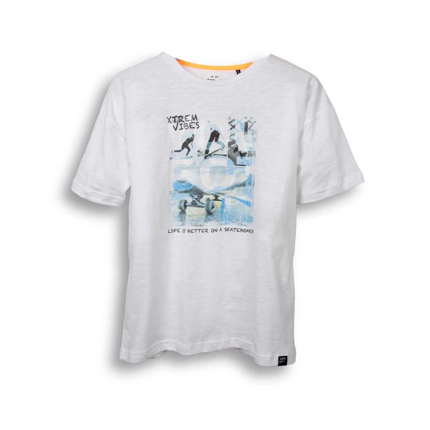 POLERA NIÑO BLANCO PILLIN (TVC621-25BCO) - 1