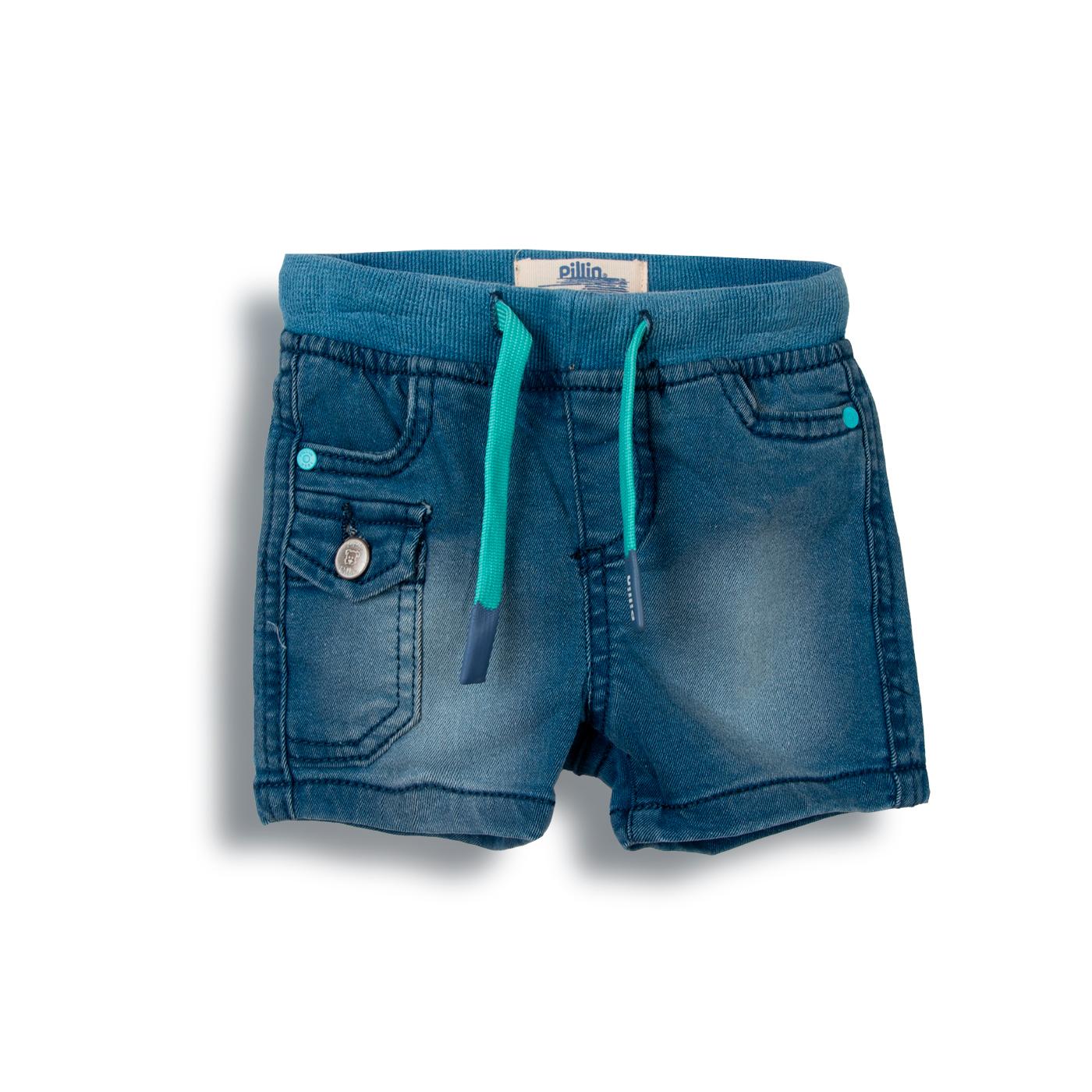 BERMUDA  NIÑO DENIM PILLIN (PVC734-25DEN) - 1